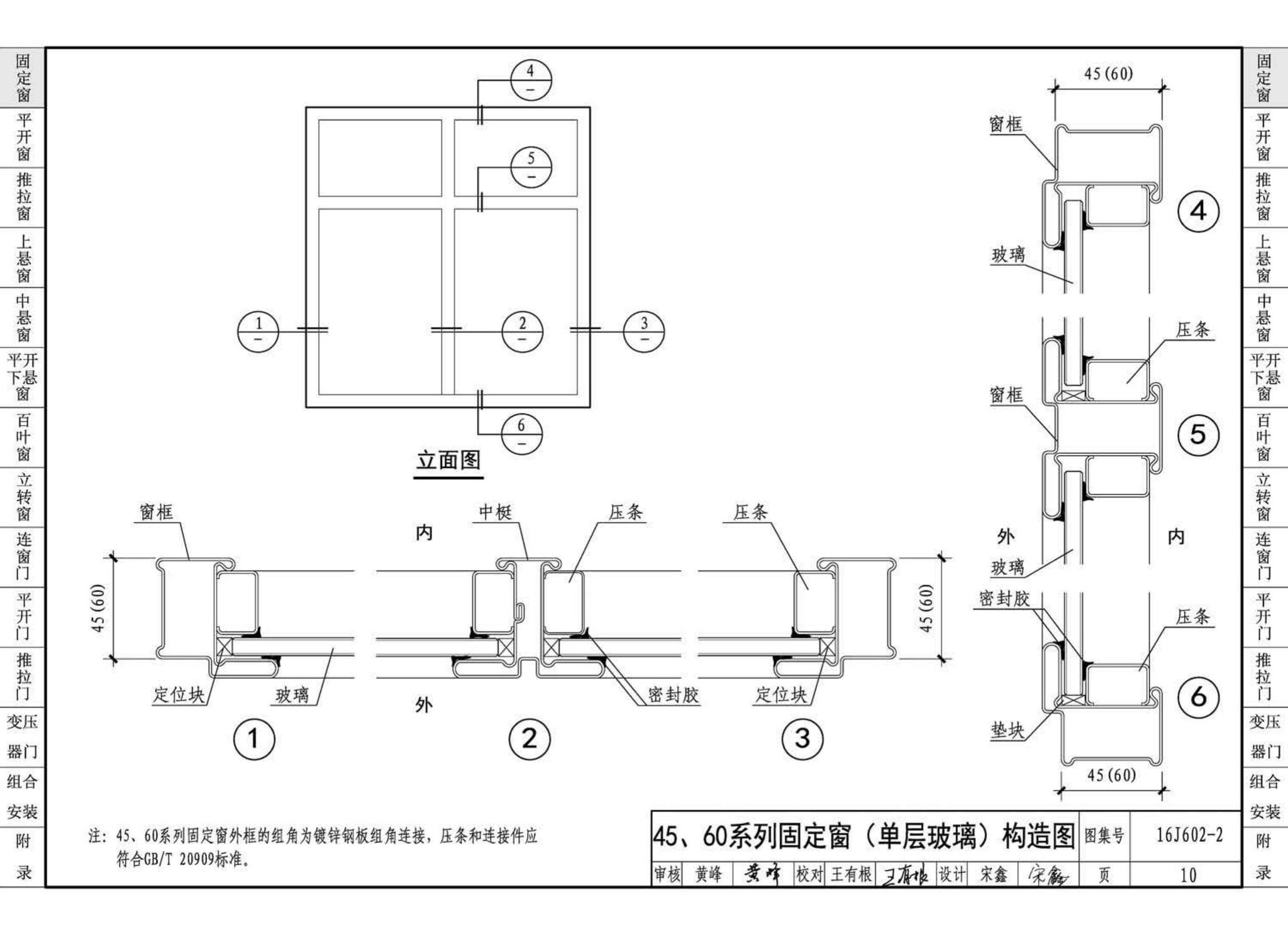 16J602-2--彩色涂层钢板门窗