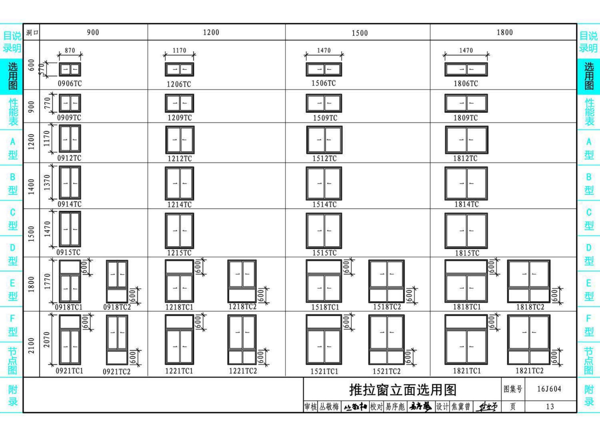 16J604--塑料门窗