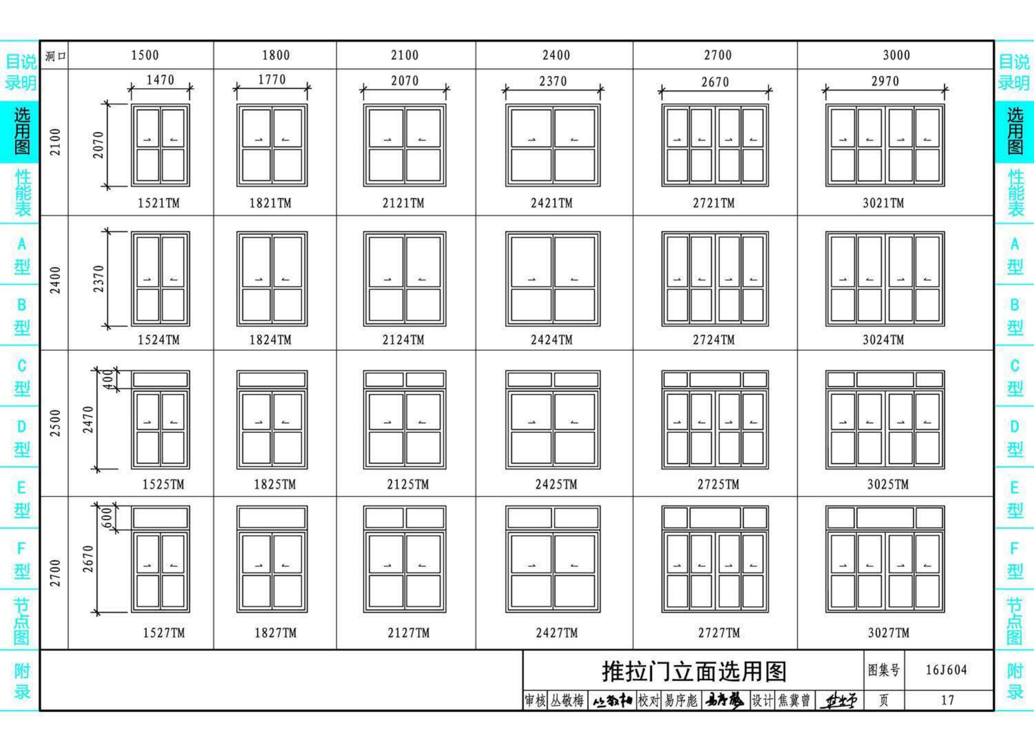 16J604--塑料门窗