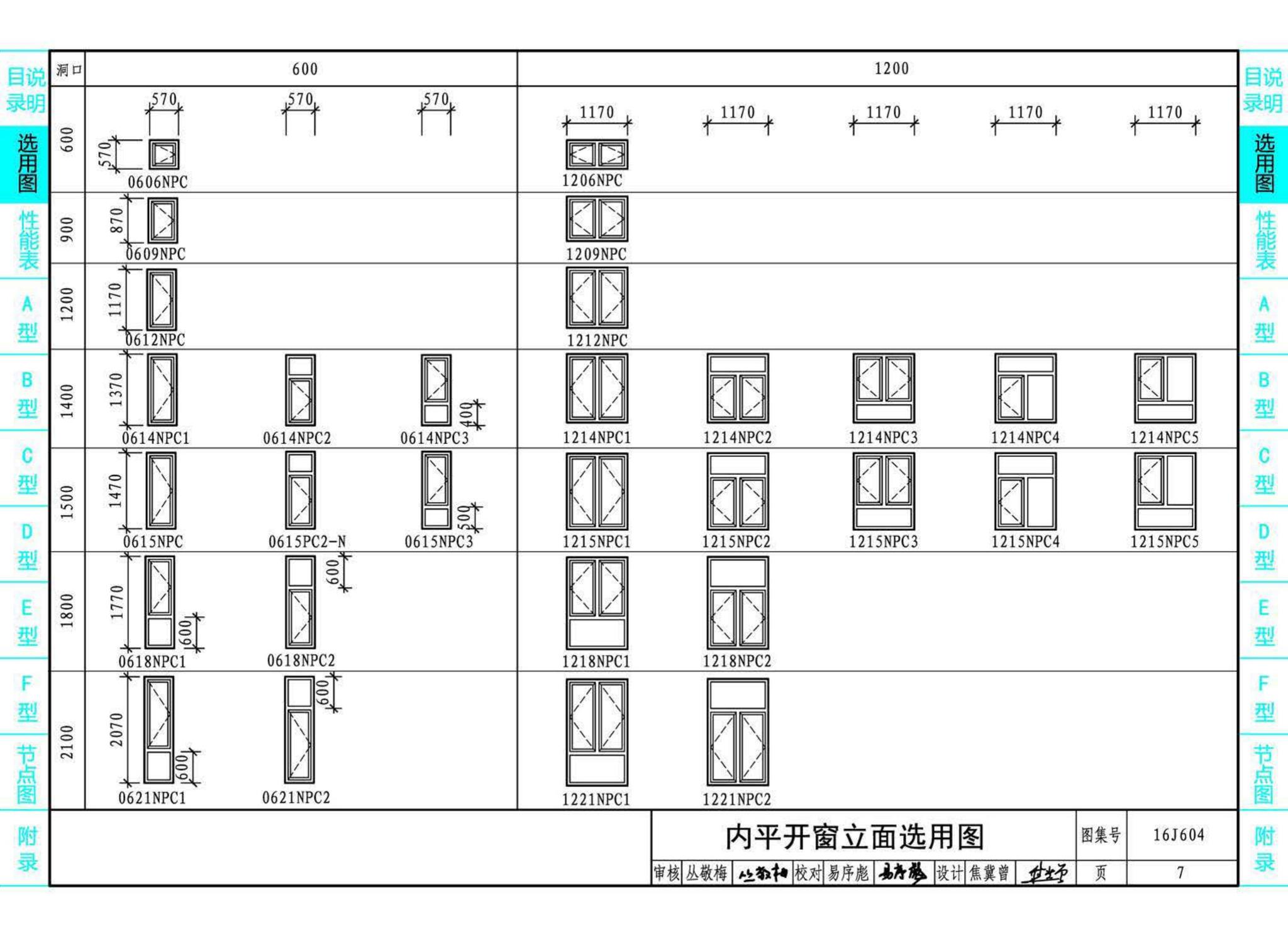 16J604--塑料门窗