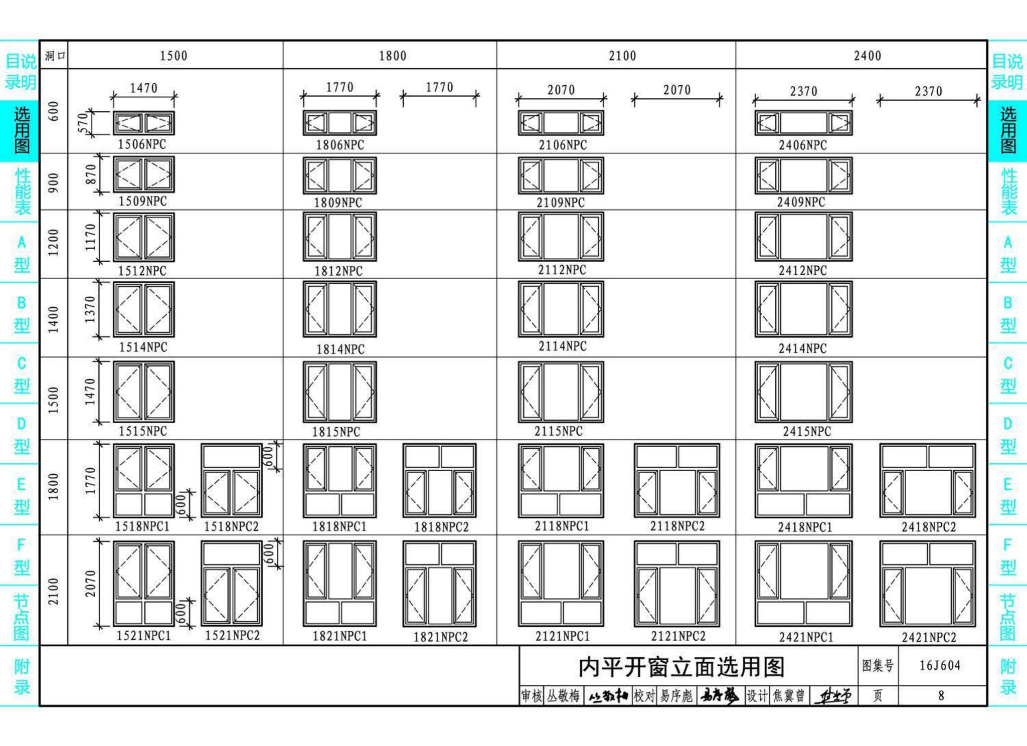 16J604--塑料门窗