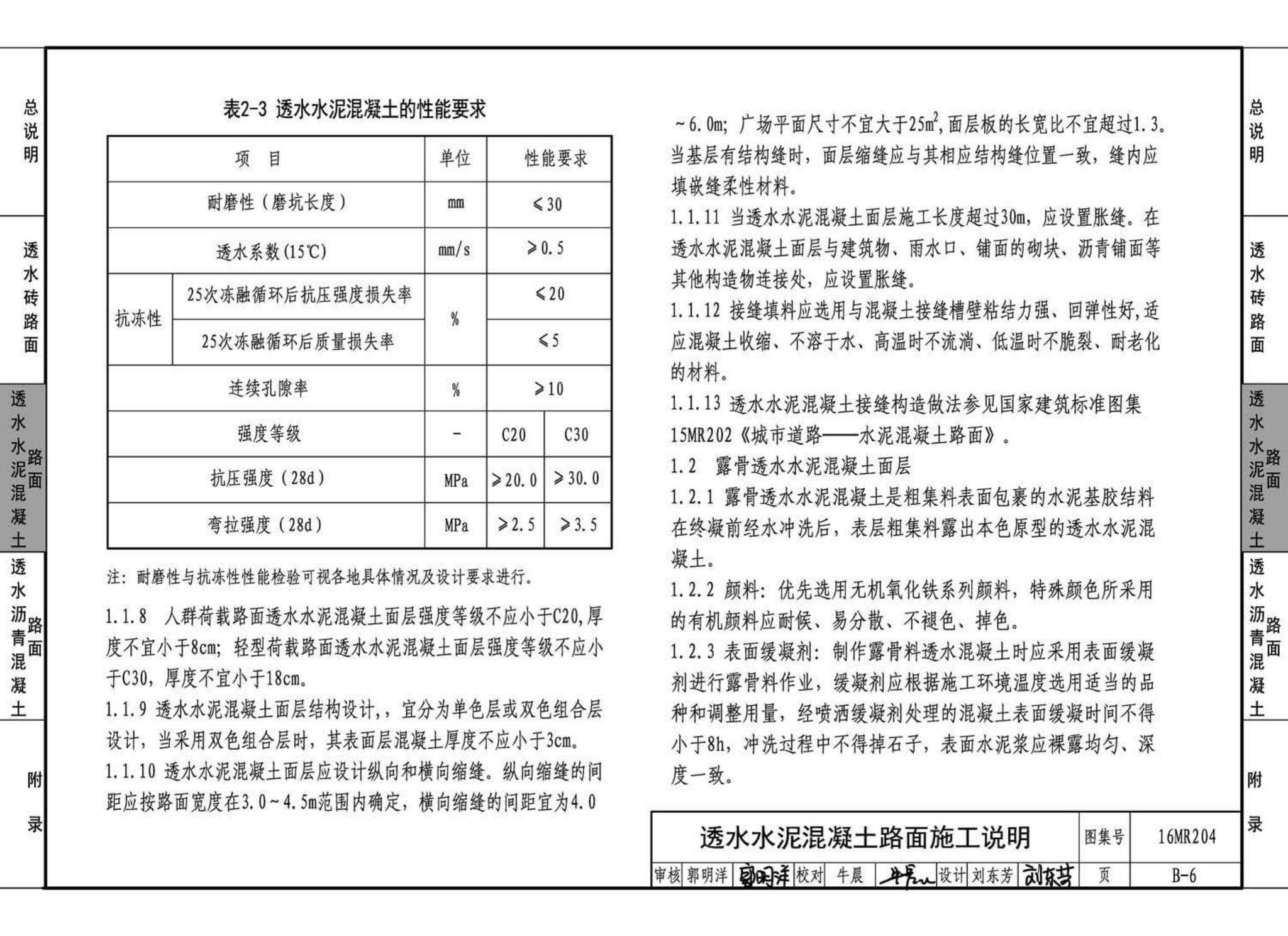 16MR204--城市道路--透水人行道铺设