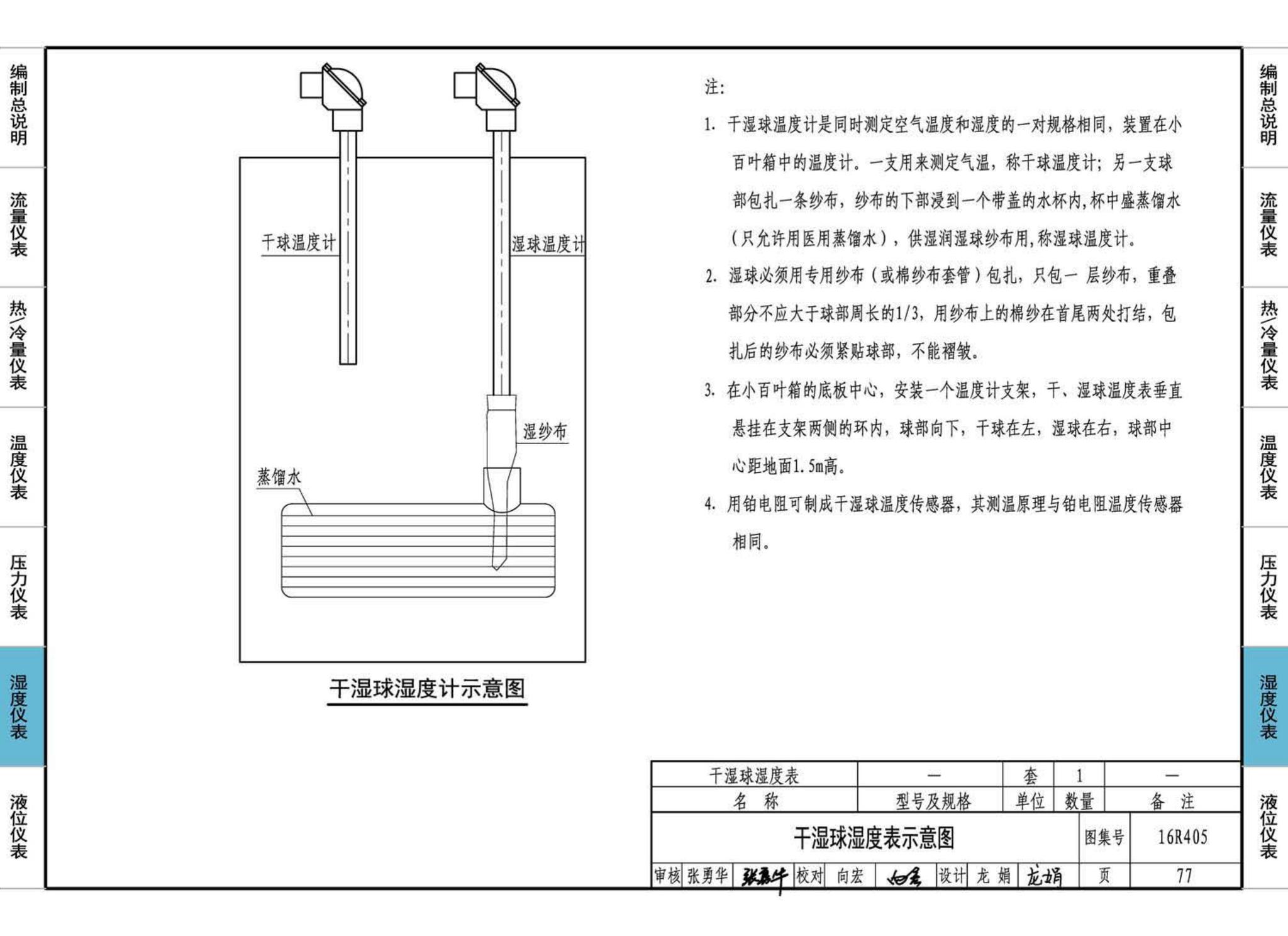 16R405--暖通动力常用仪表安装