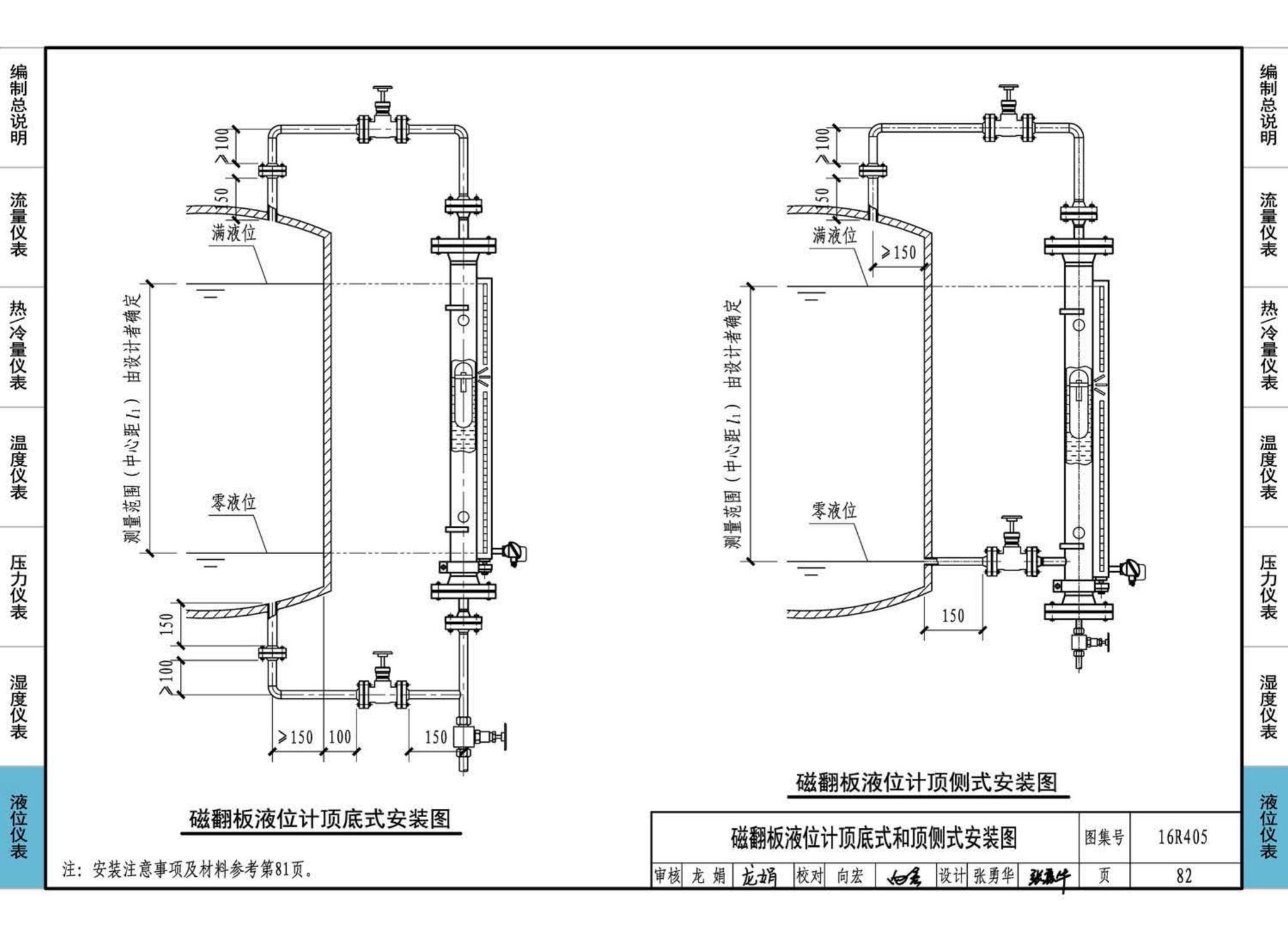 16R405--暖通动力常用仪表安装