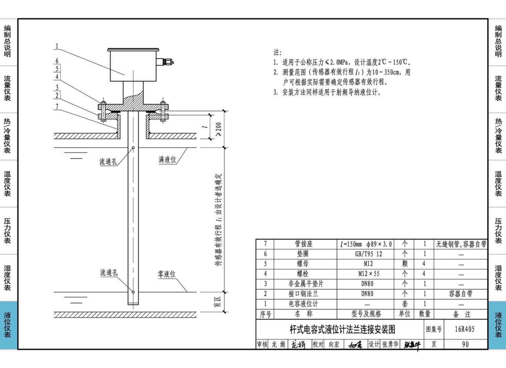 16R405--暖通动力常用仪表安装