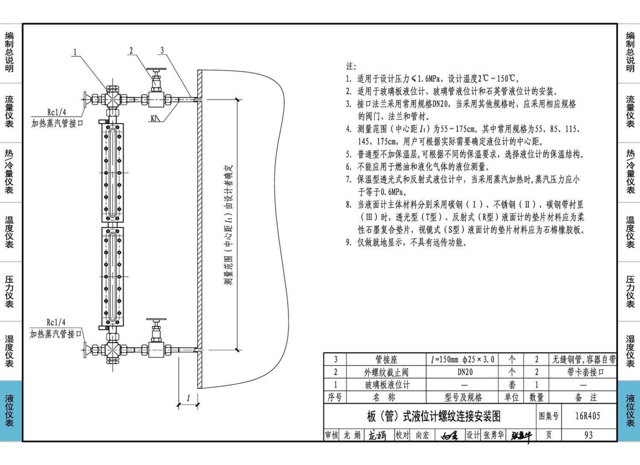 16R405--暖通动力常用仪表安装