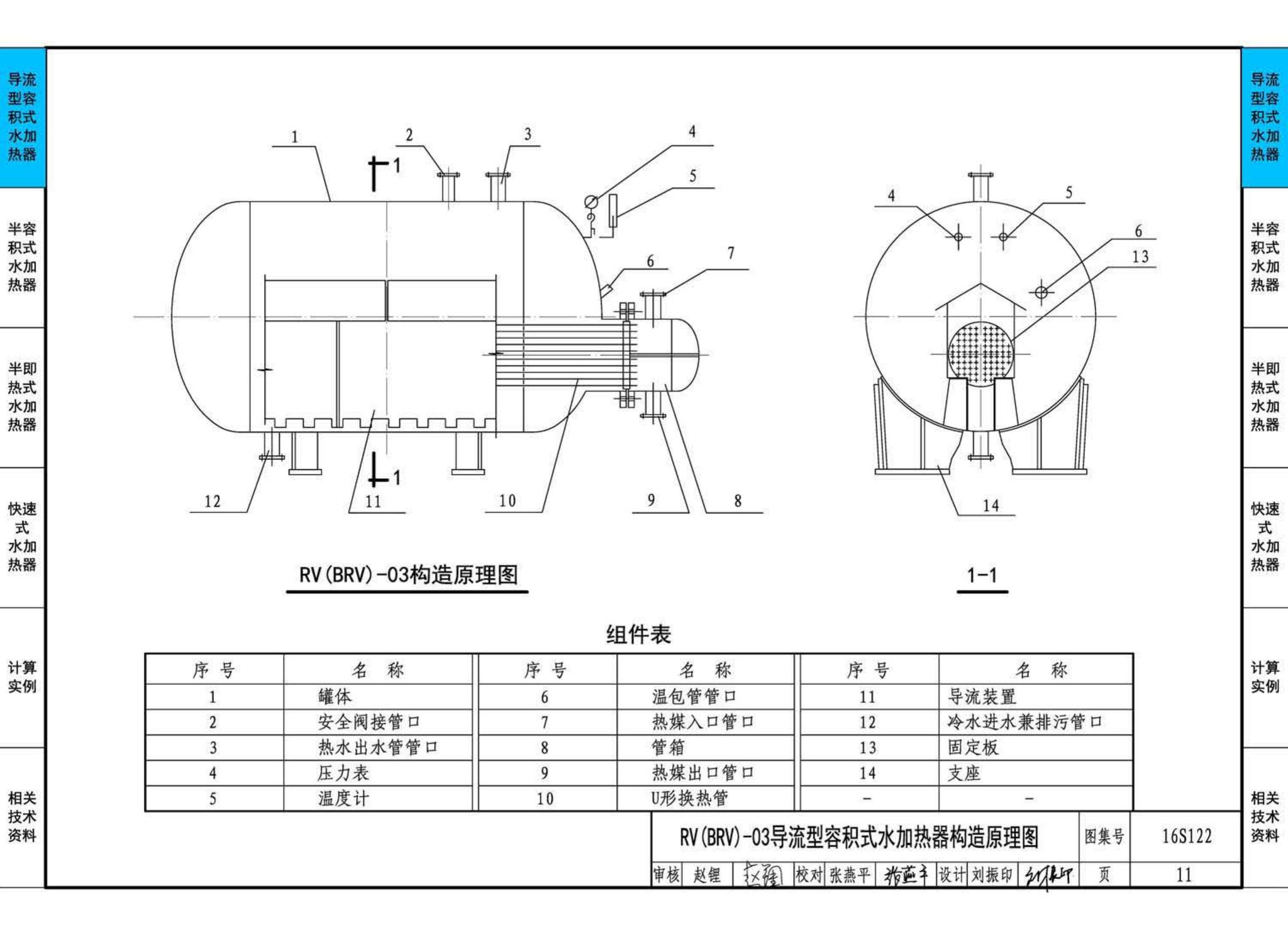 16S122--水加热器选用及安装