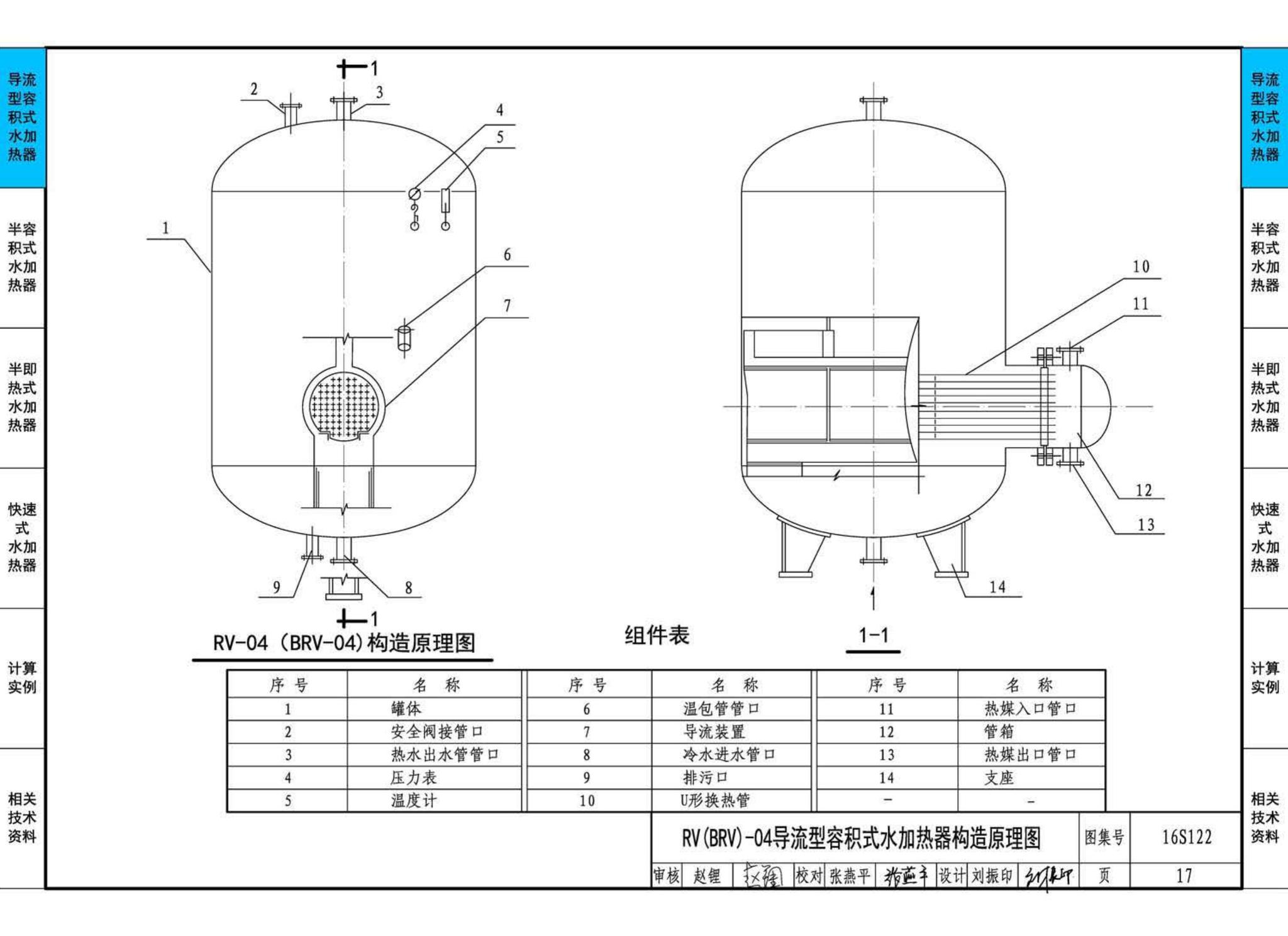 16S122--水加热器选用及安装