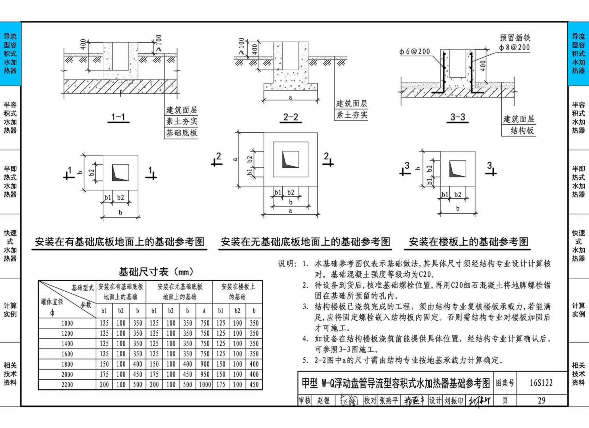 16S122--水加热器选用及安装