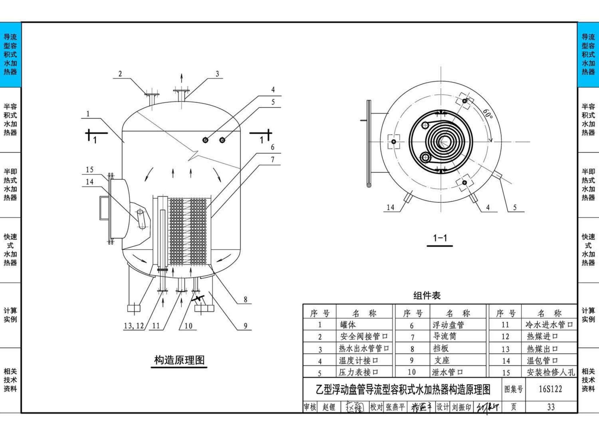 16S122--水加热器选用及安装