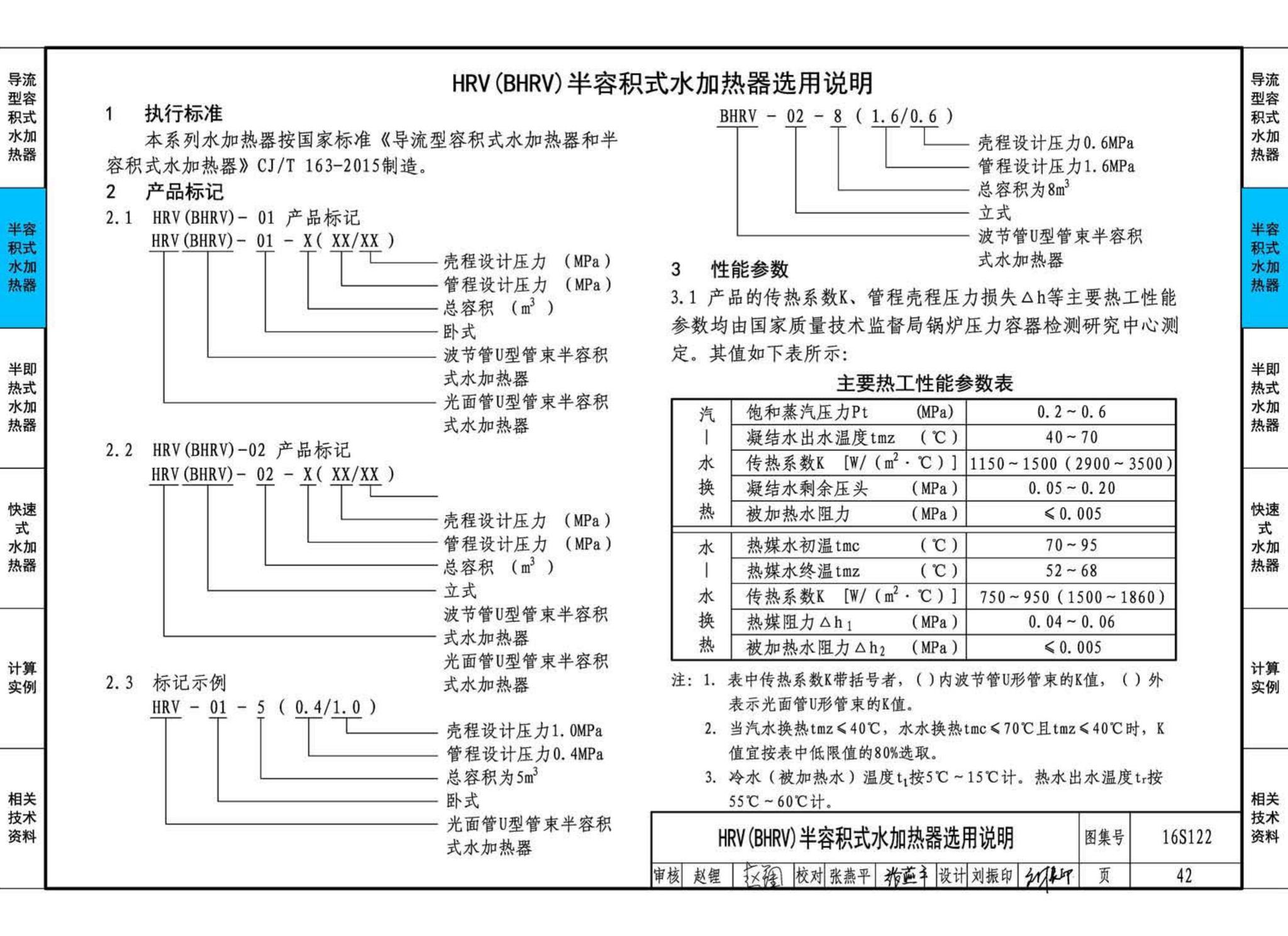 16S122--水加热器选用及安装