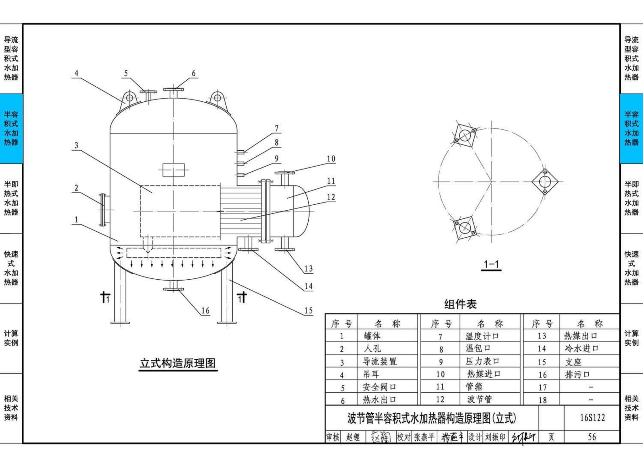 16S122--水加热器选用及安装