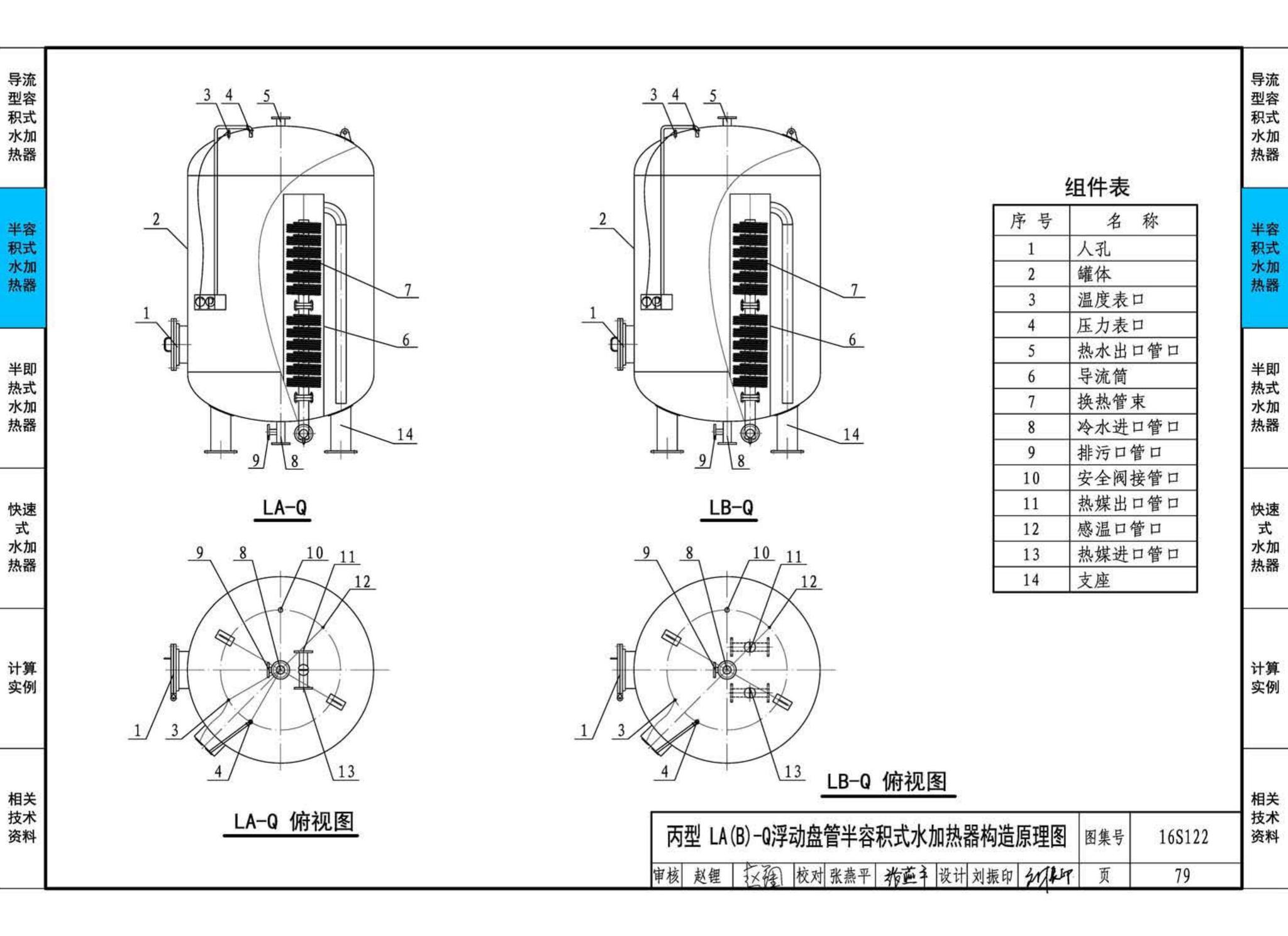 16S122--水加热器选用及安装