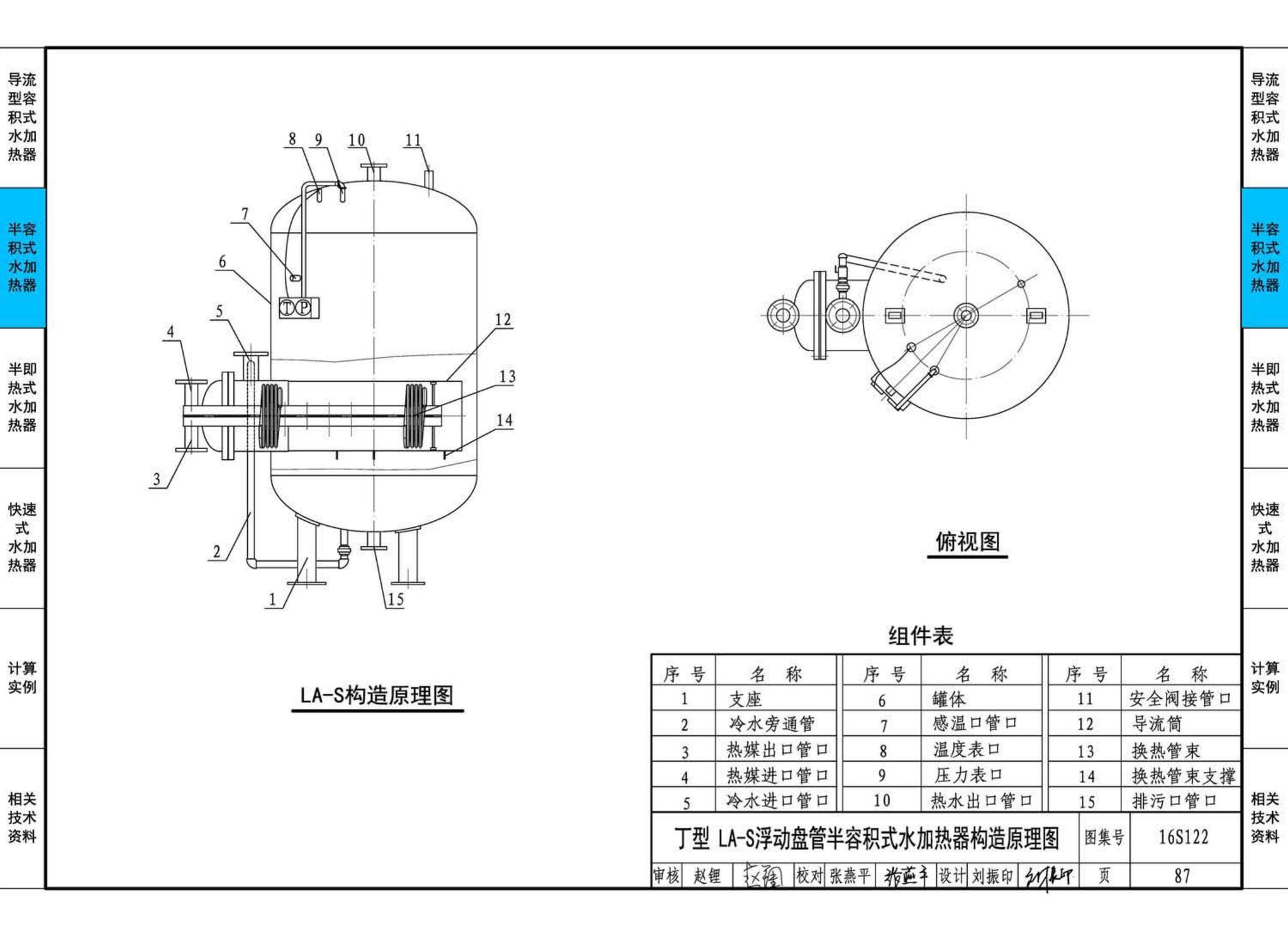 16S122--水加热器选用及安装