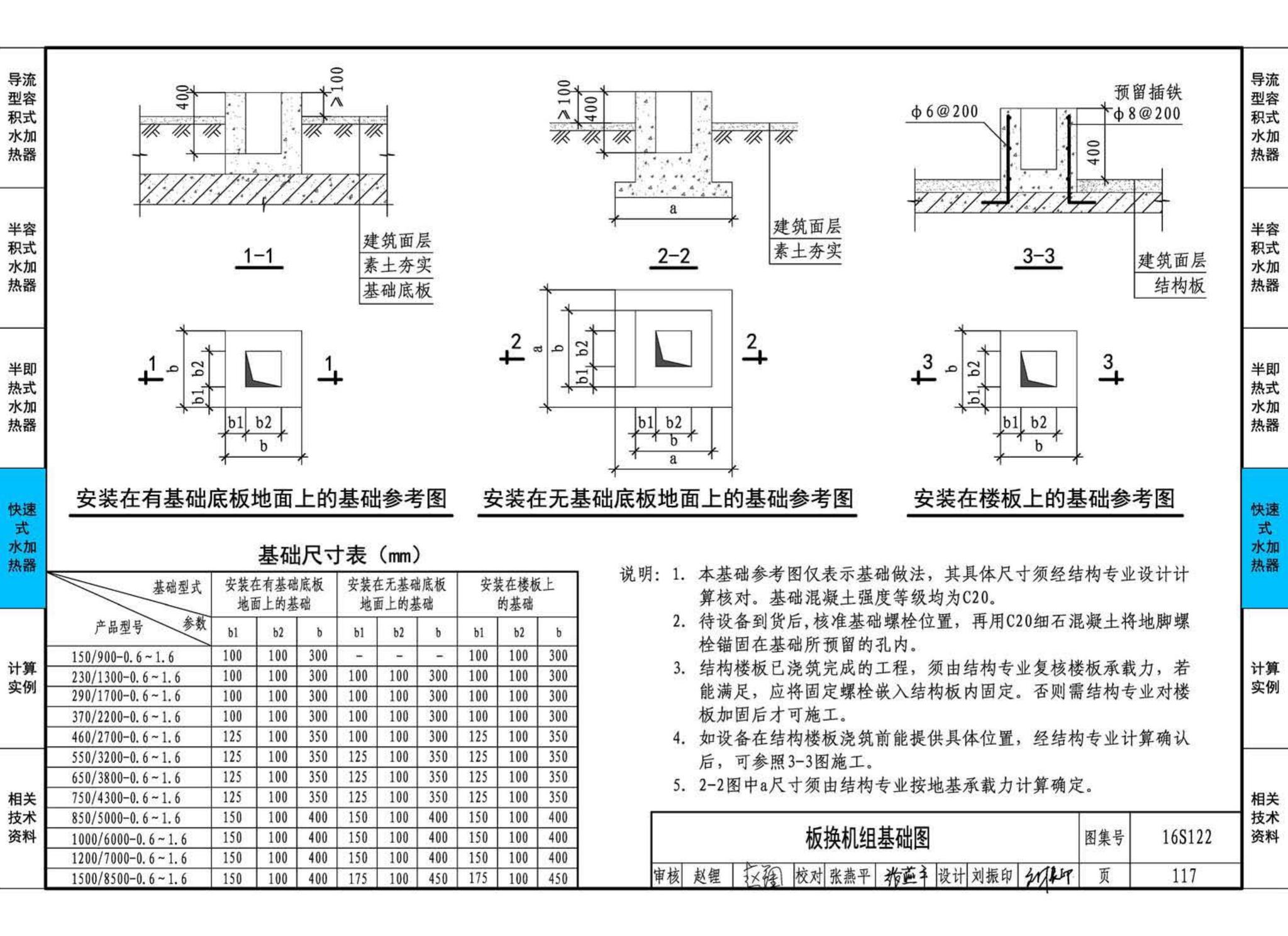 16S122--水加热器选用及安装