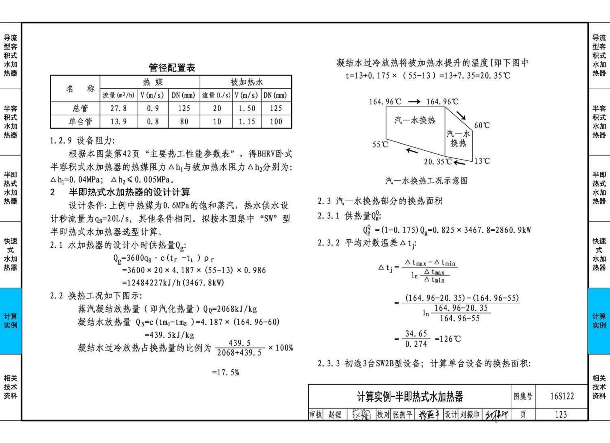 16S122--水加热器选用及安装