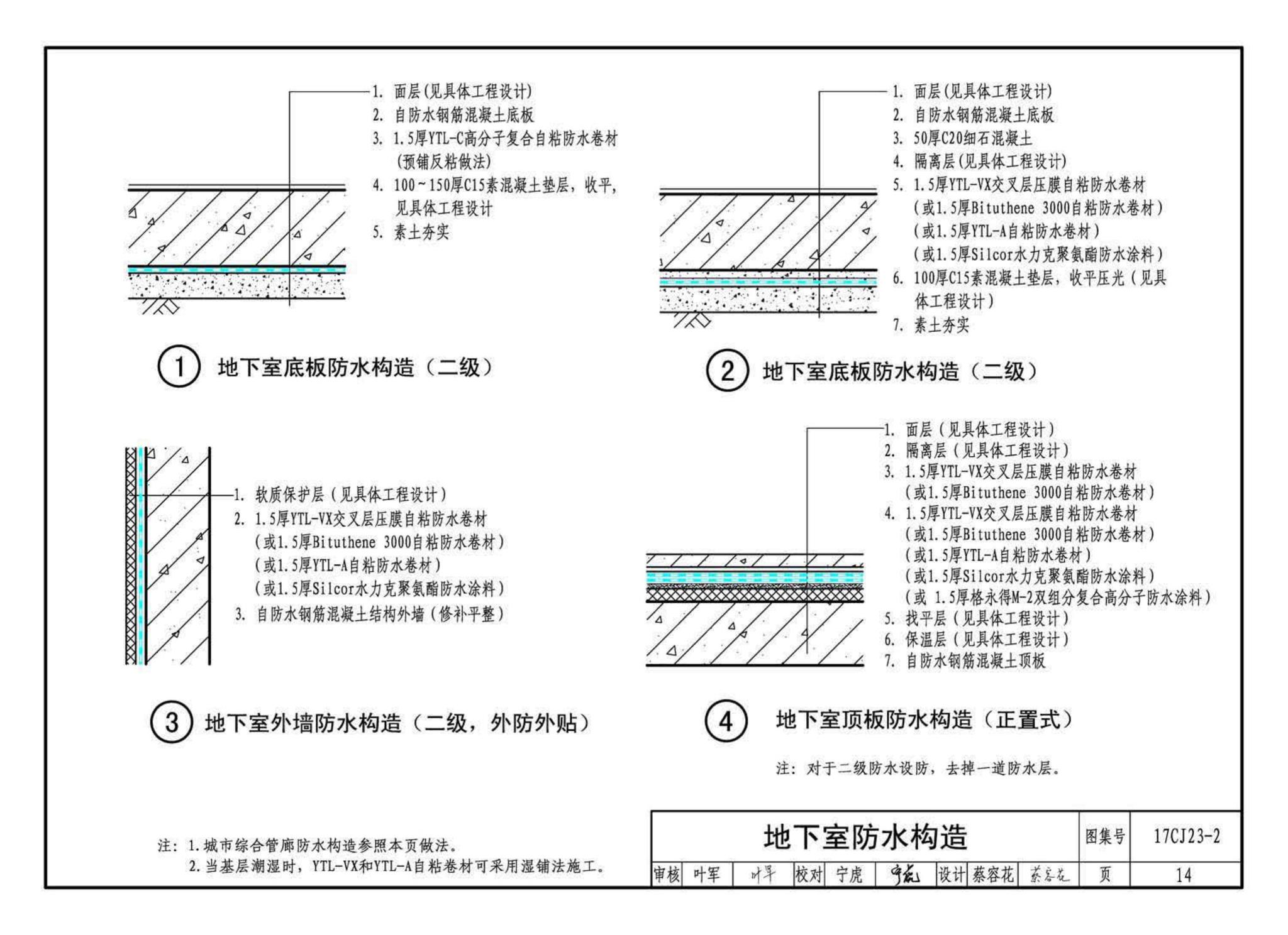 17CJ23-2--自粘防水材料建筑构造（二）