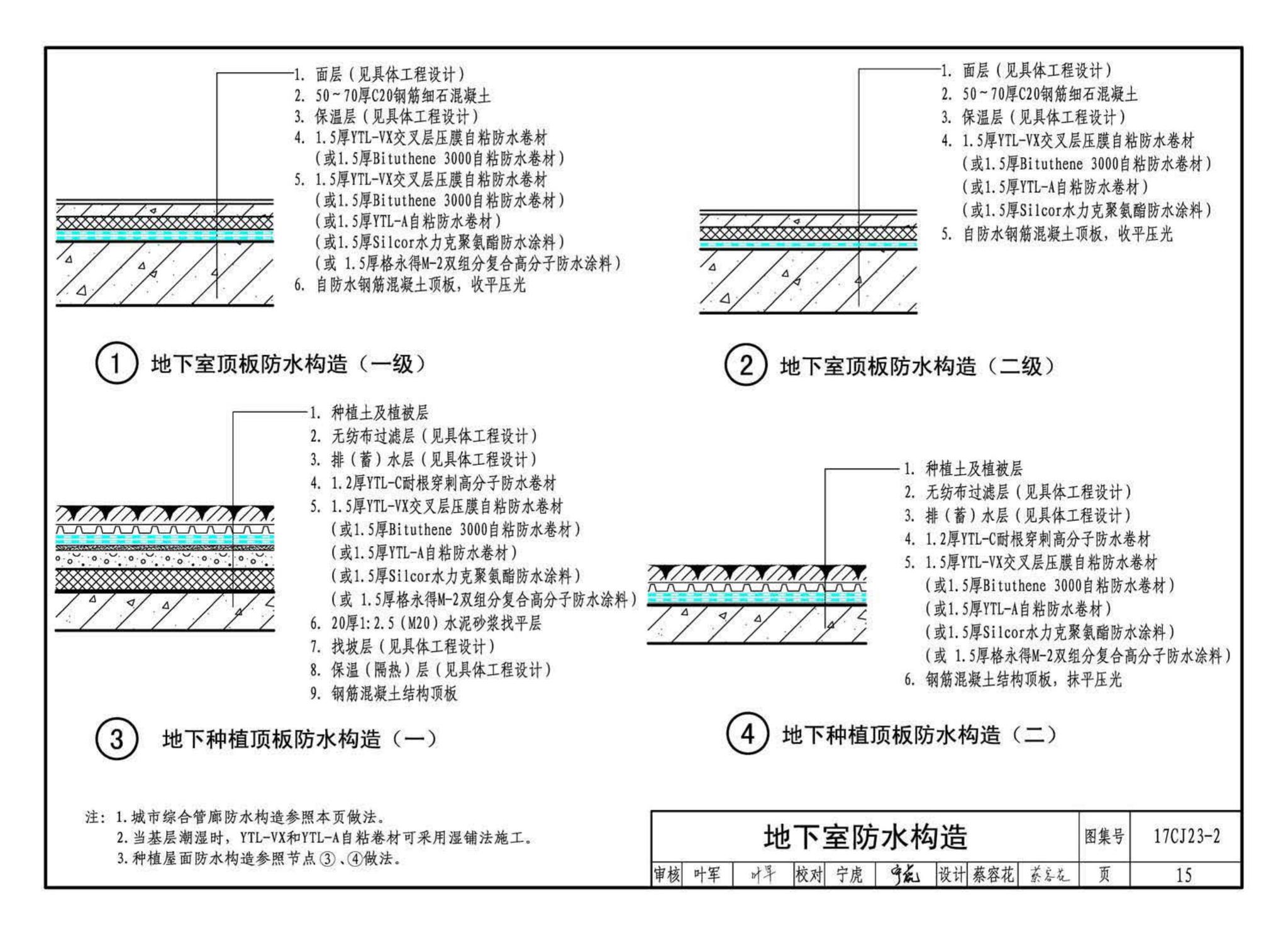 17CJ23-2--自粘防水材料建筑构造（二）