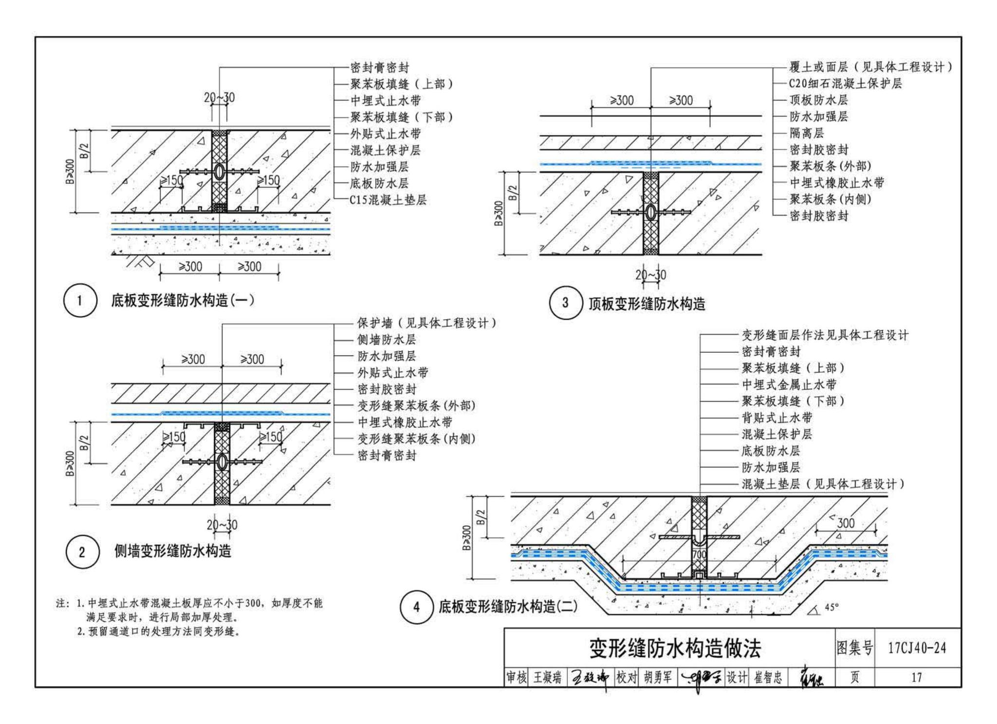 17CJ40-24--建筑防水系统构造(二十四)