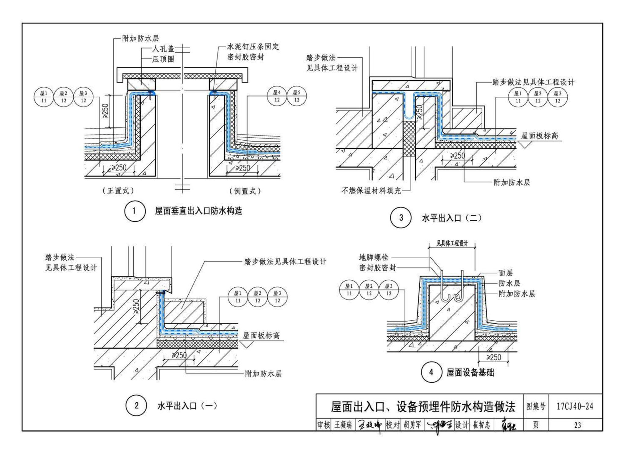 17CJ40-24--建筑防水系统构造(二十四)