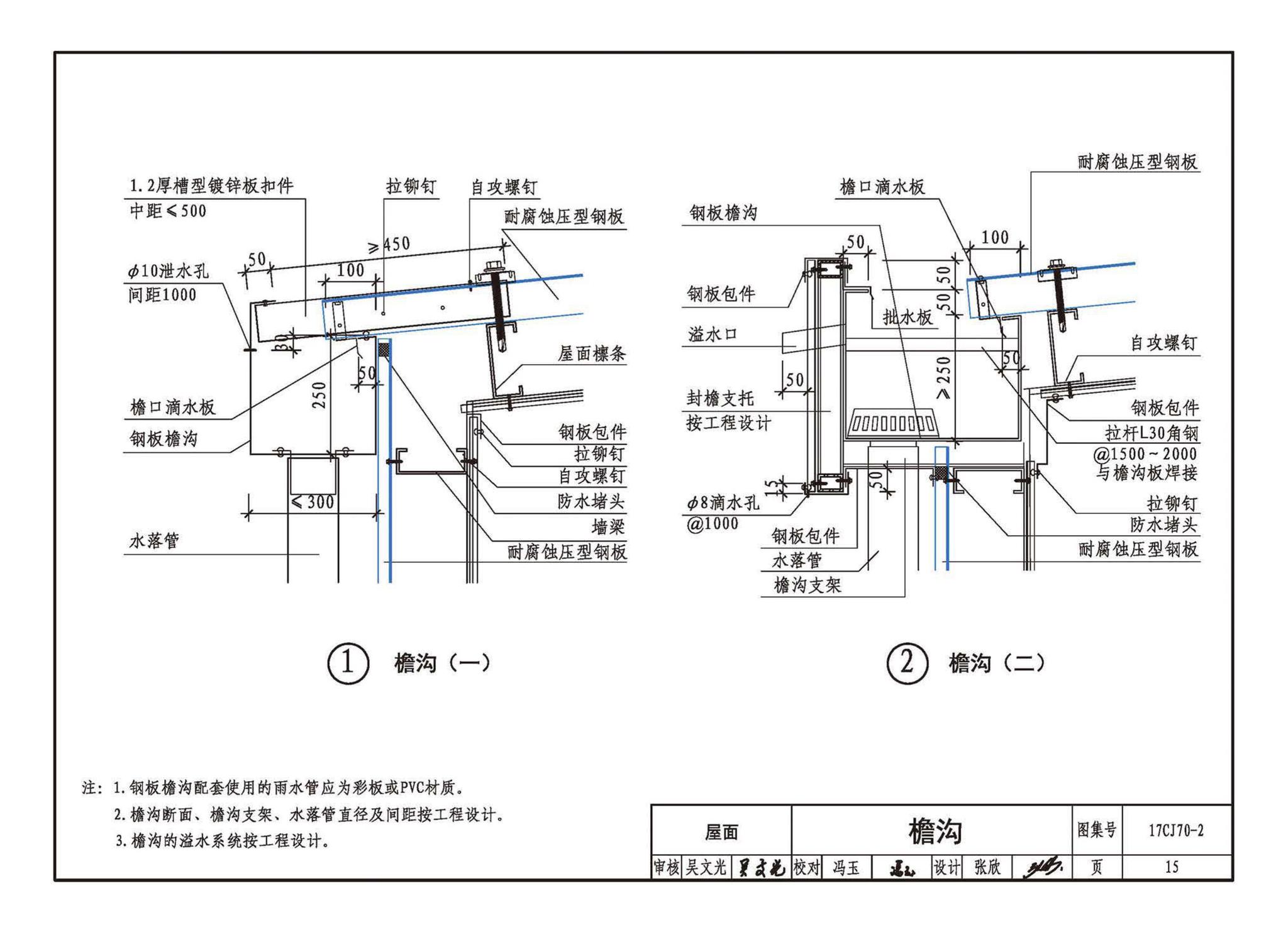 17CJ70-2(2024年版)--耐腐蚀压型钢板建筑构造