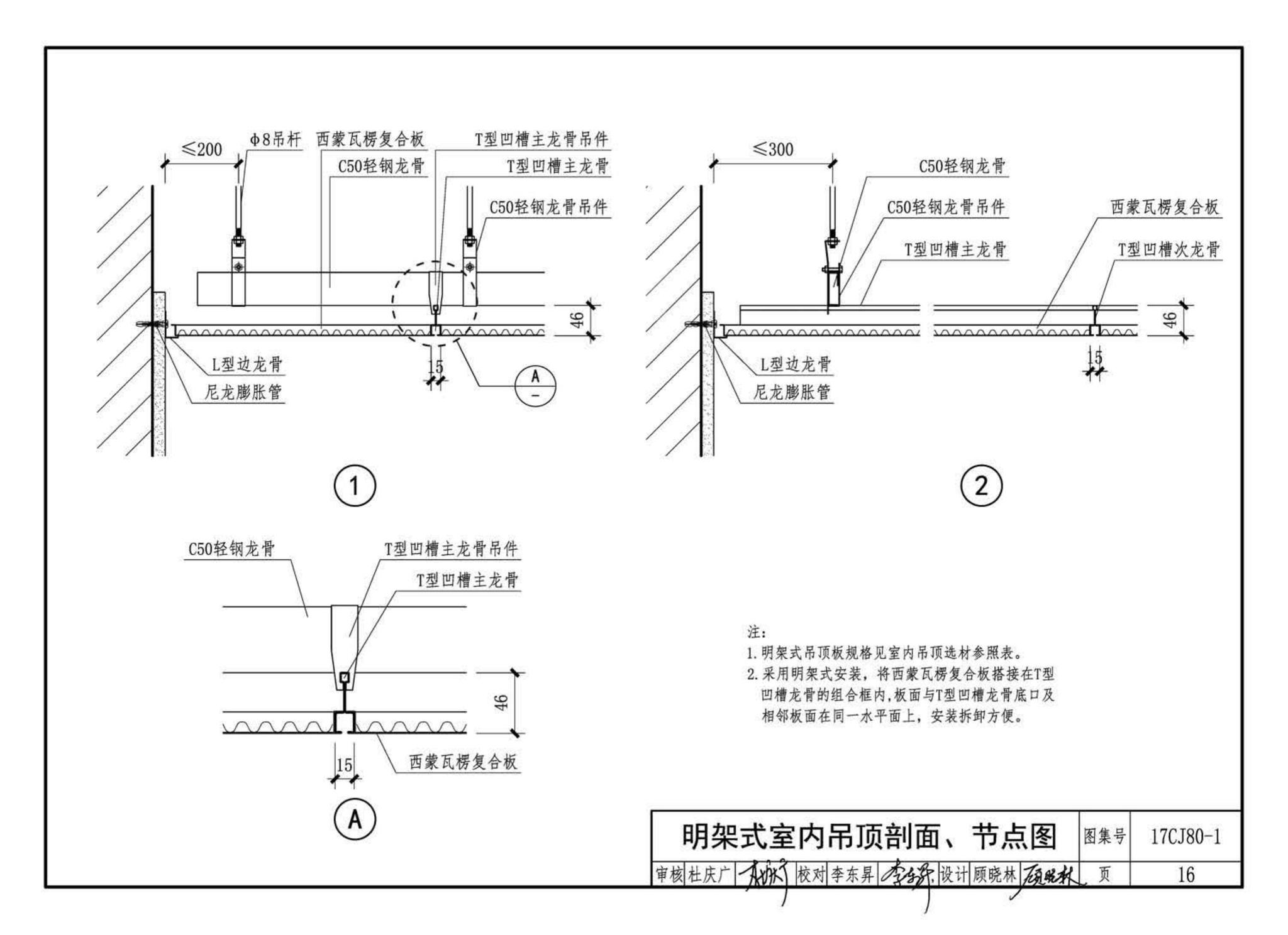 17CJ80-1--铝合金复合板建筑幕墙及装饰构造—BHOWA西蒙瓦楞复合板