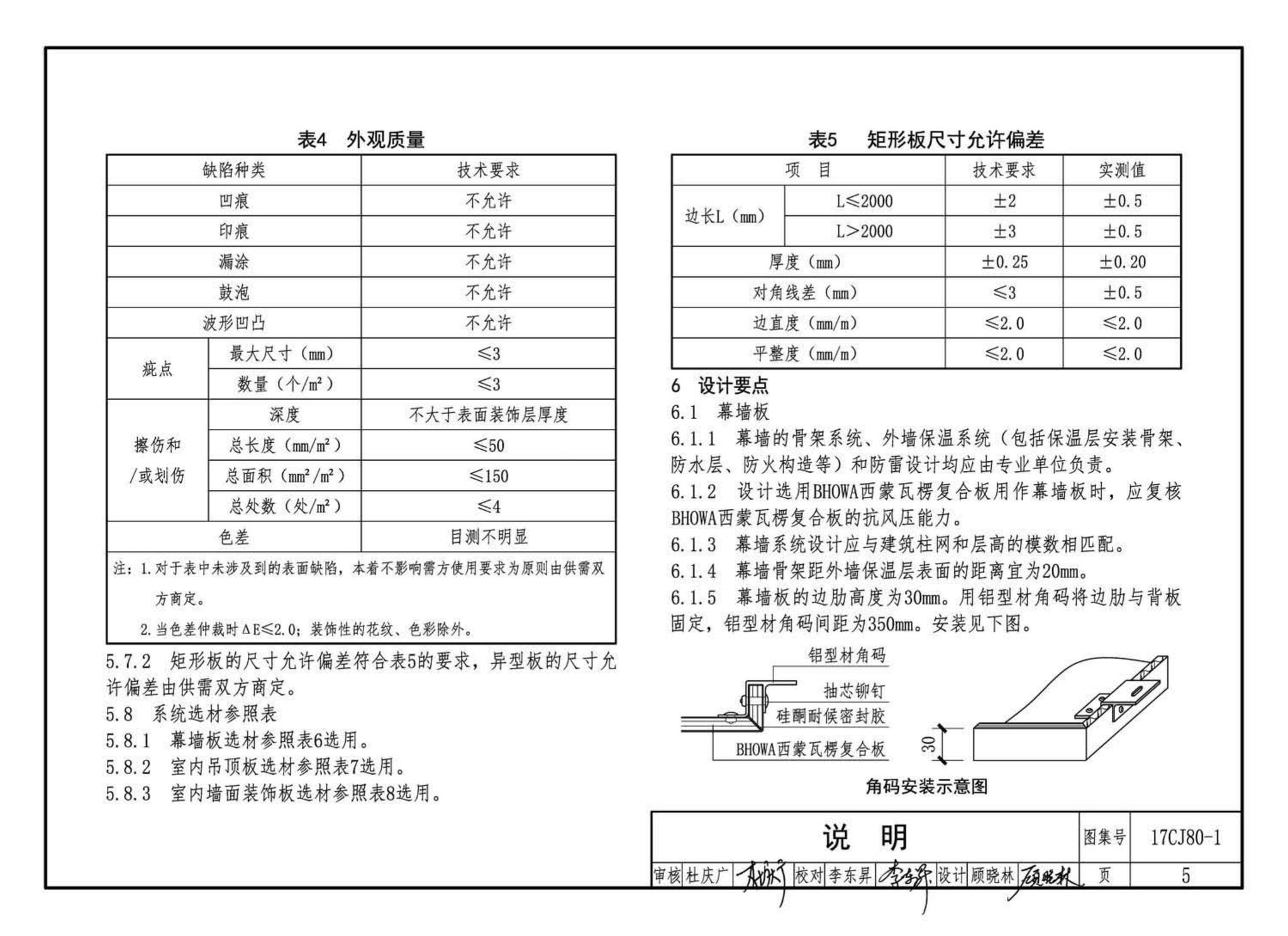 17CJ80-1--铝合金复合板建筑幕墙及装饰构造—BHOWA西蒙瓦楞复合板