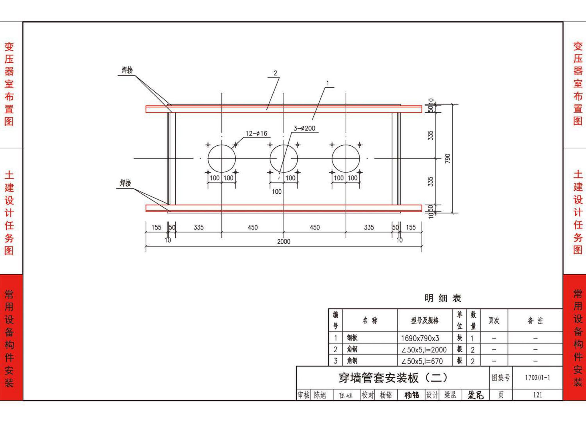 17D201-1--35/0.4kV附设式油浸变压器室布置