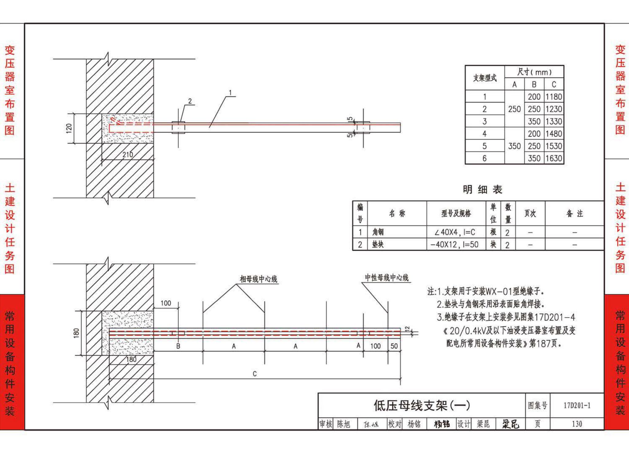 17D201-1--35/0.4kV附设式油浸变压器室布置