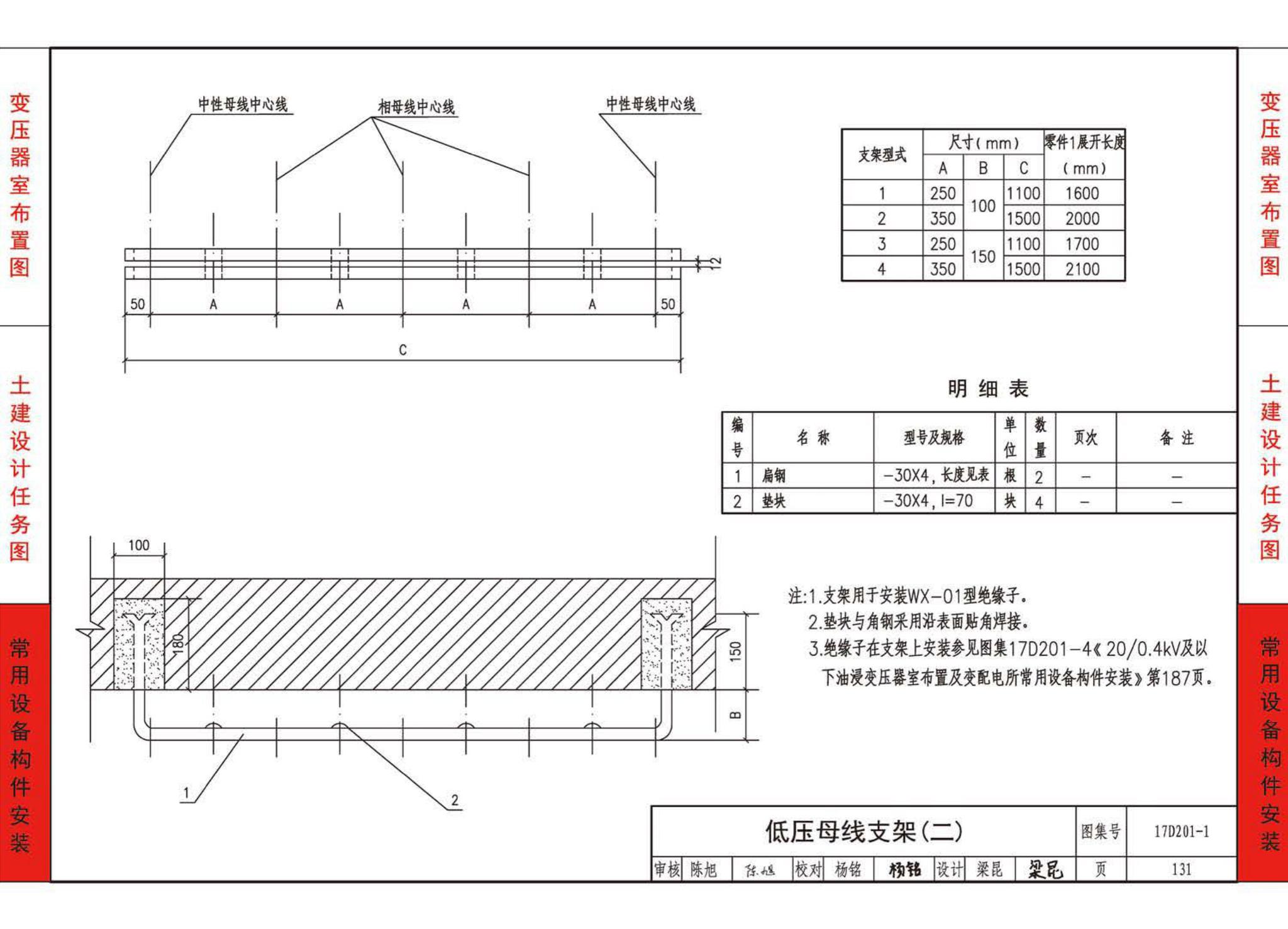 17D201-1--35/0.4kV附设式油浸变压器室布置