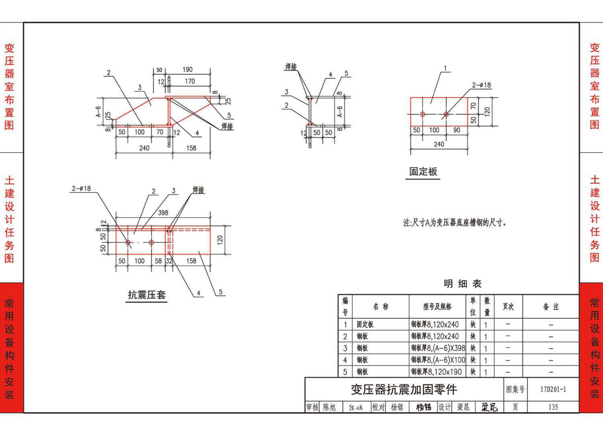 17D201-1--35/0.4kV附设式油浸变压器室布置