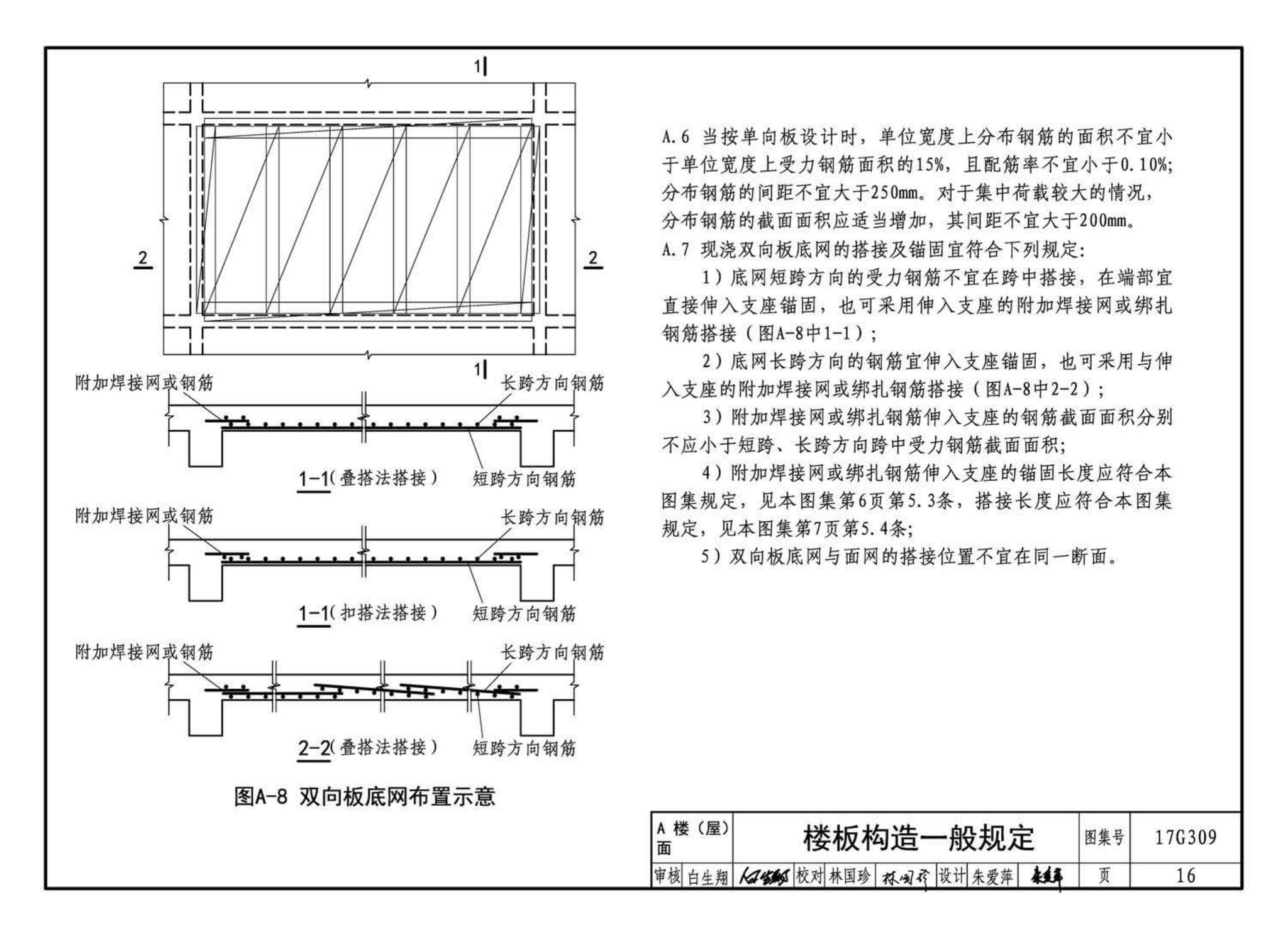 17G309--钢筋焊接网混凝土结构构造详图