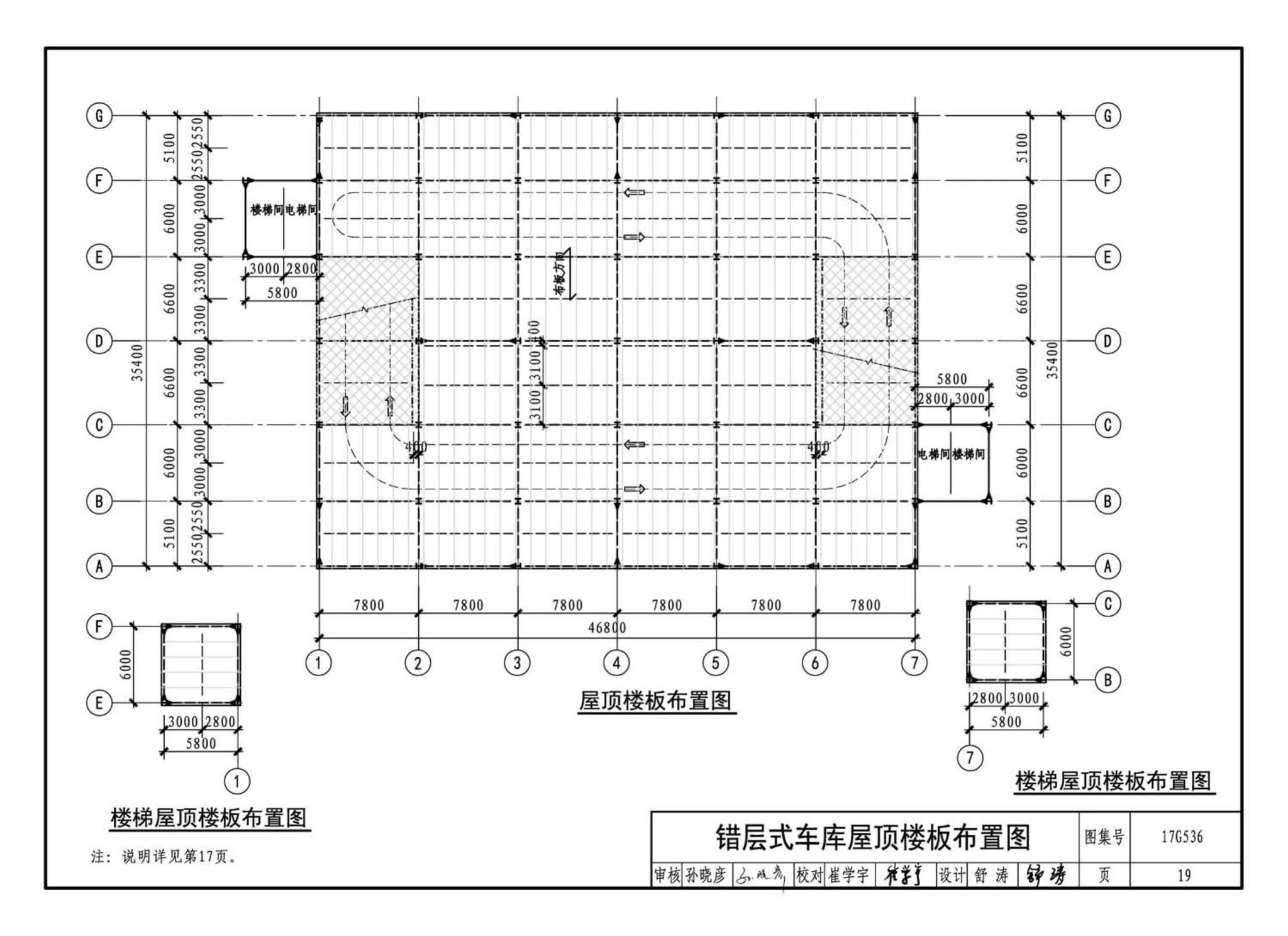 17G536--钢结构停车楼（坡道式）