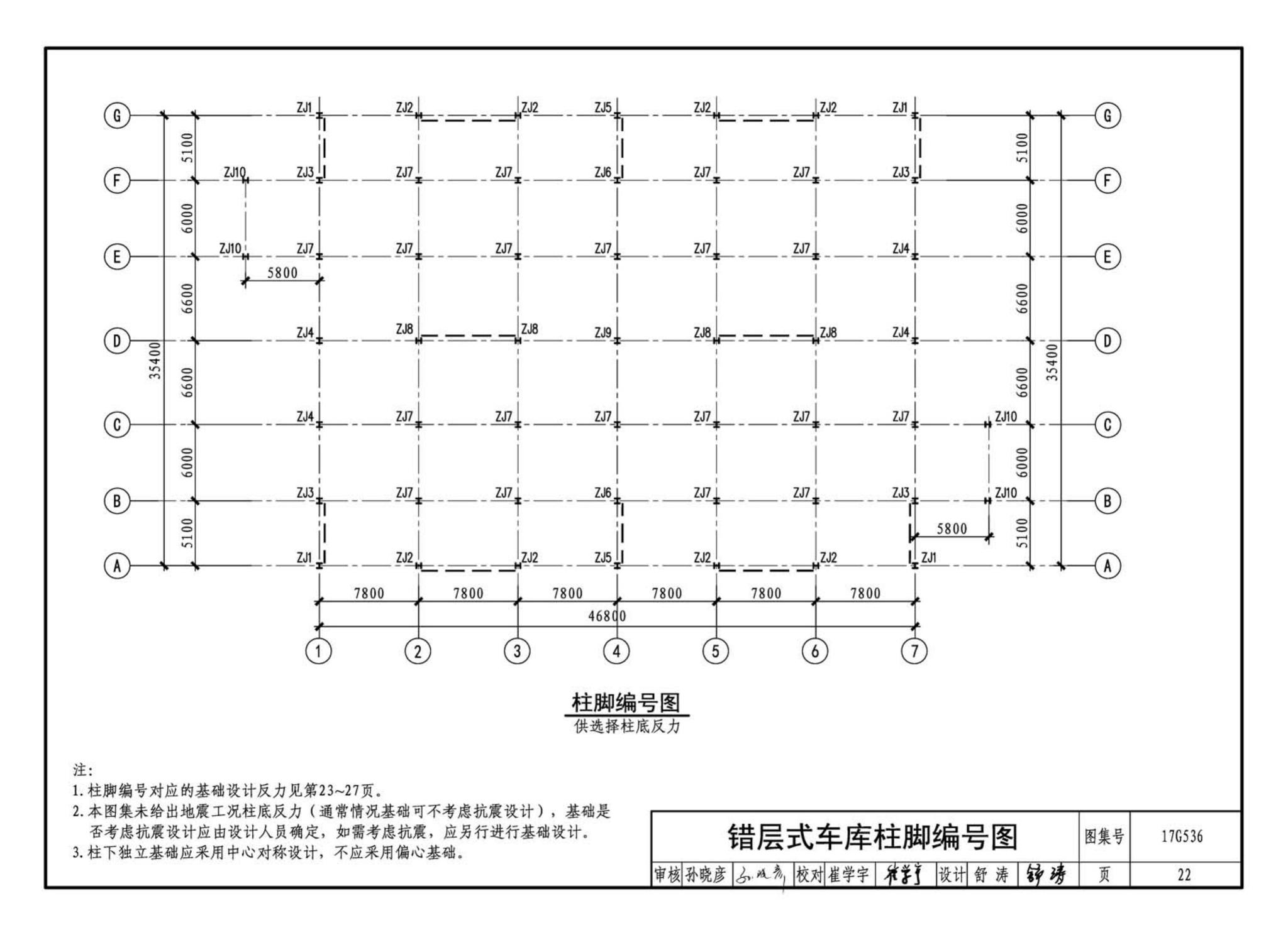 17G536--钢结构停车楼（坡道式）