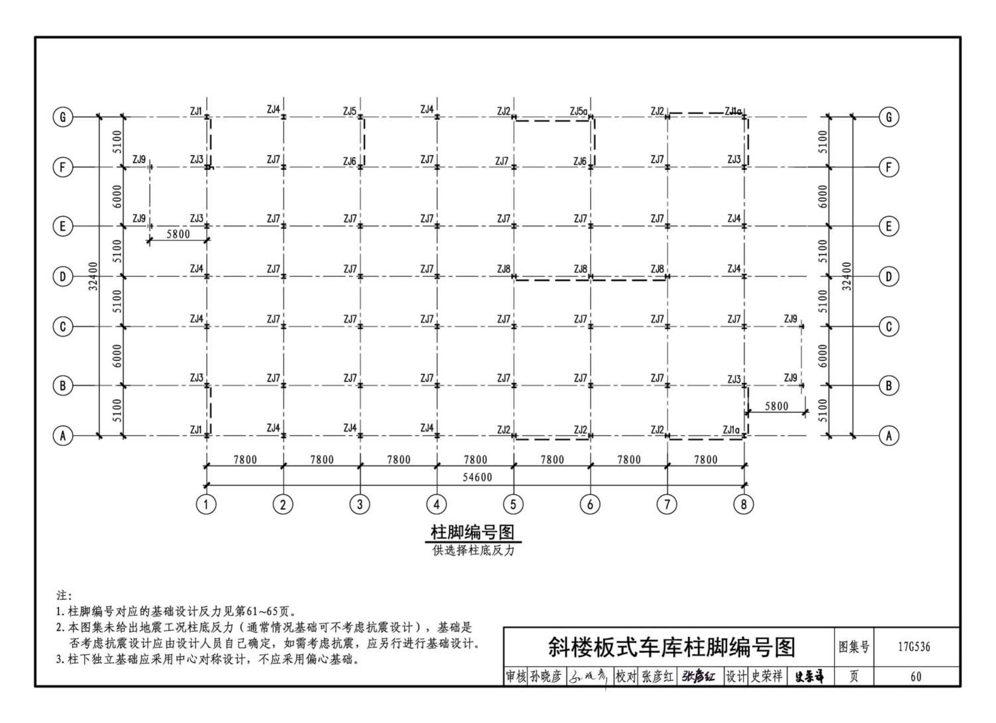 17G536--钢结构停车楼（坡道式）