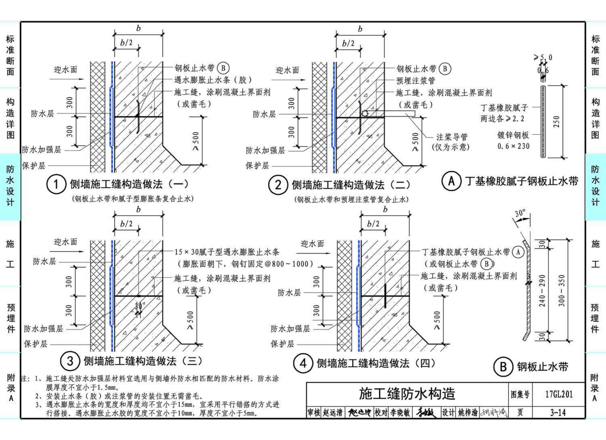 17GL201--现浇混凝土综合管廊