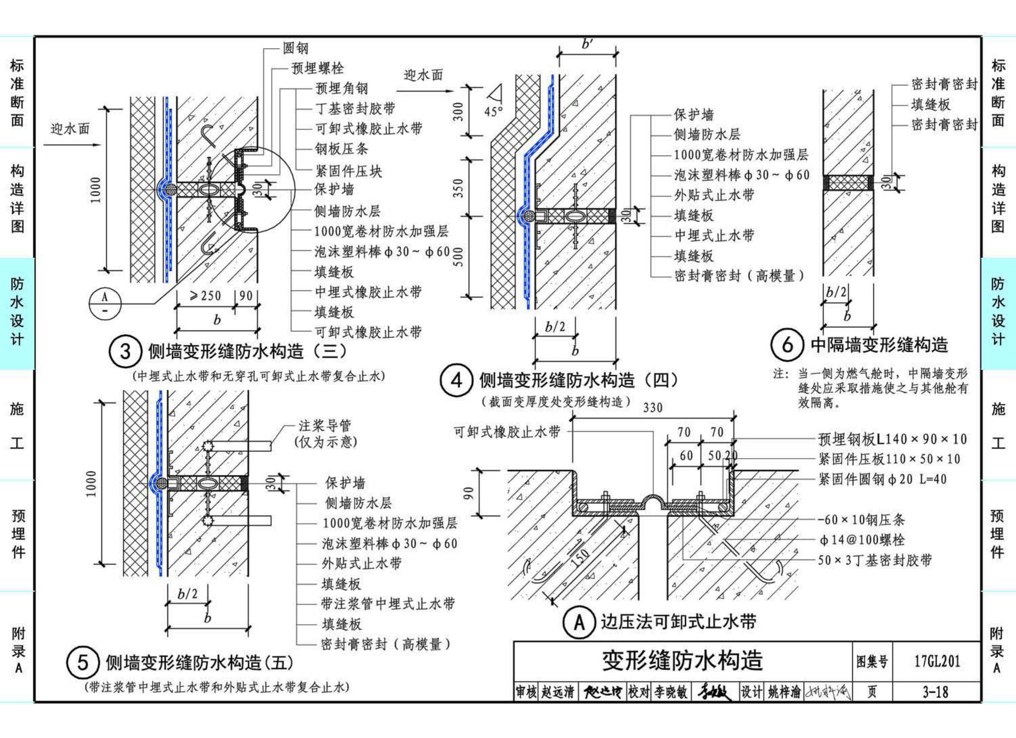 17GL201--现浇混凝土综合管廊