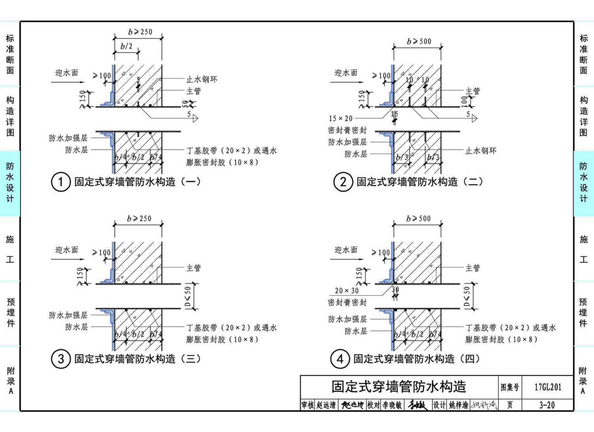 17GL201--现浇混凝土综合管廊