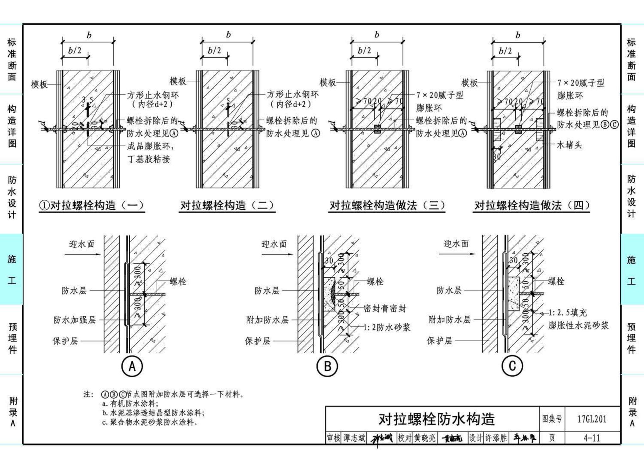 17GL201--现浇混凝土综合管廊