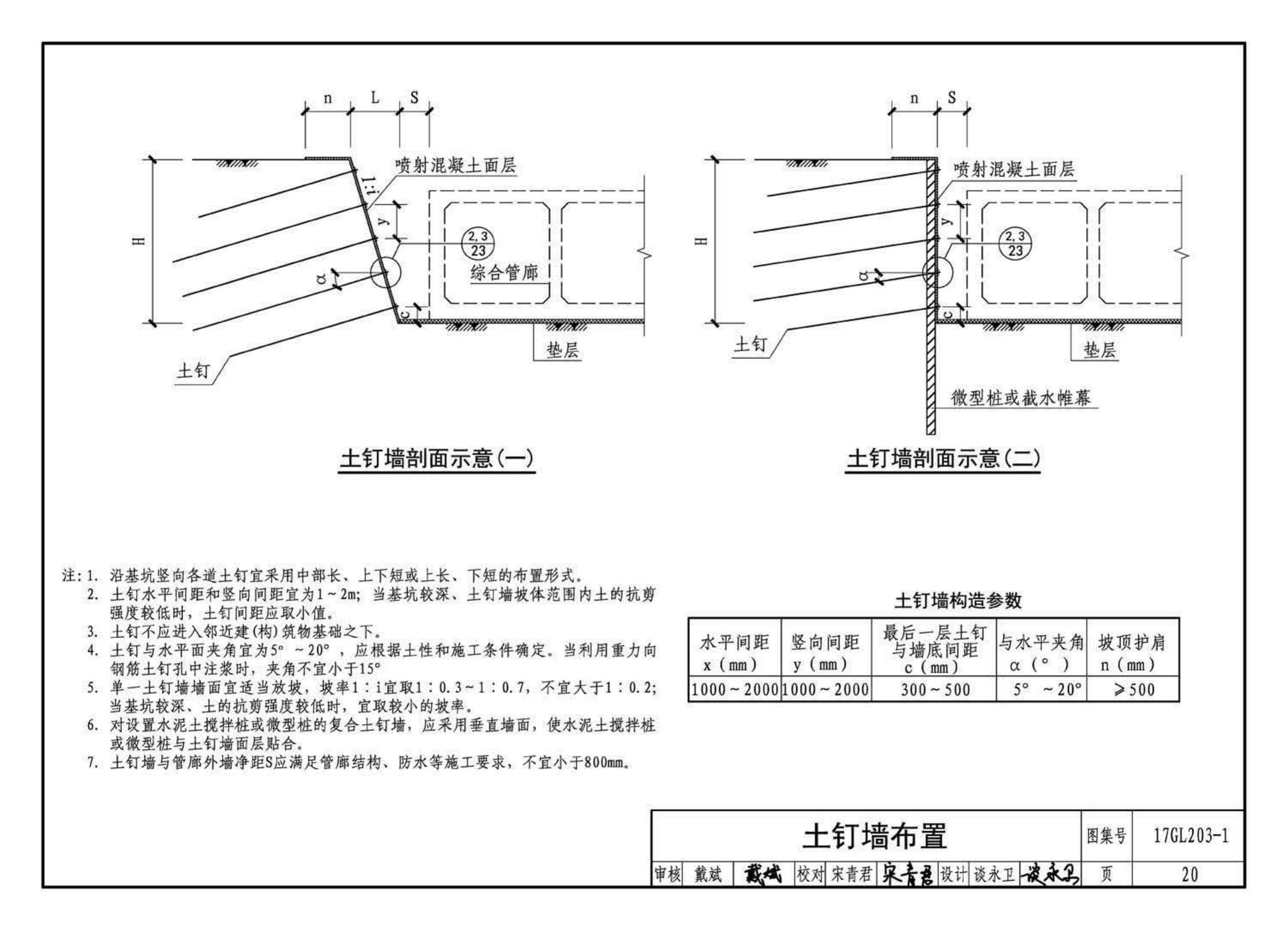 17GL203-1--综合管廊基坑支护