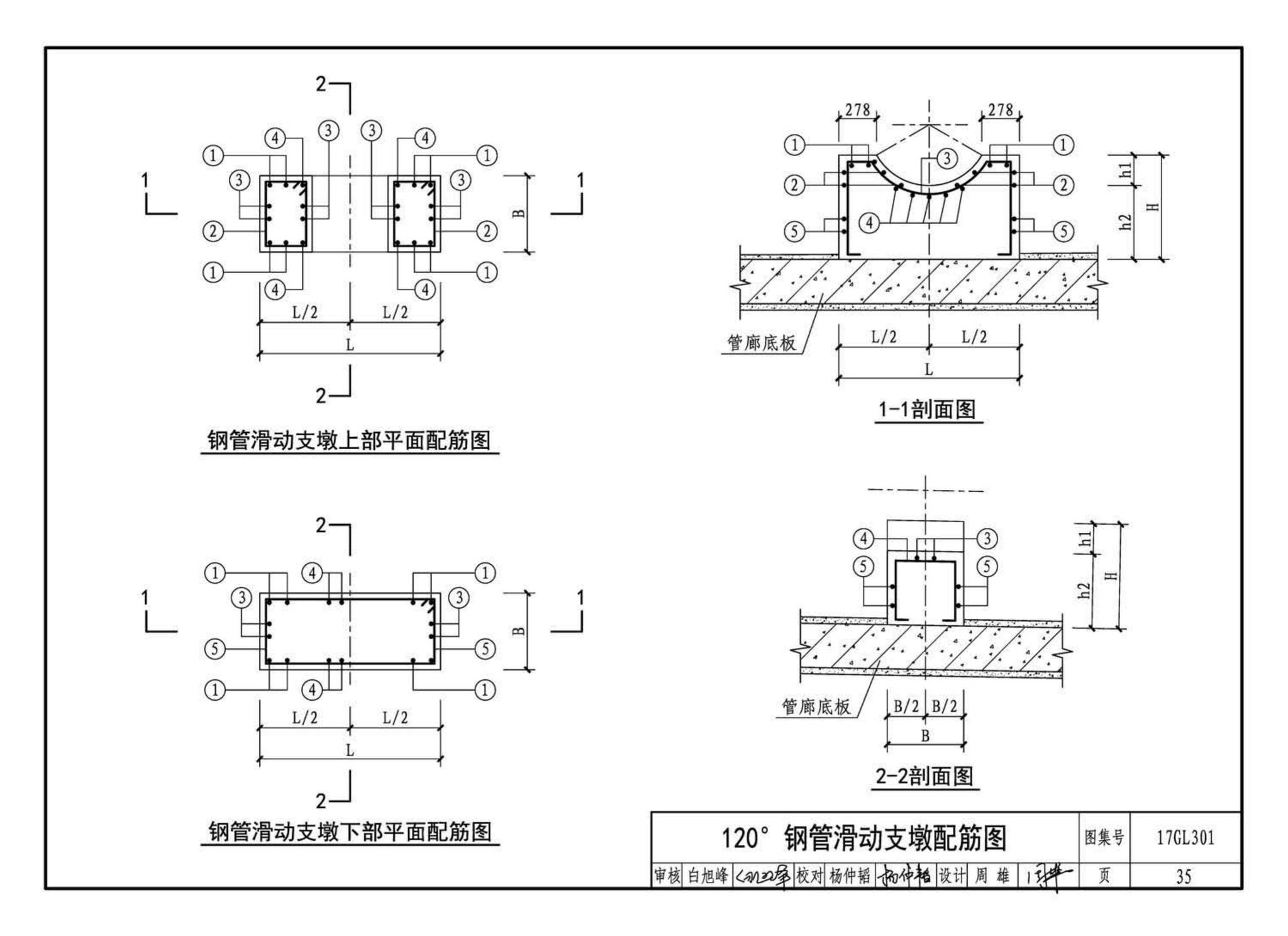 17GL301-17GL302--综合管廊给水管道及排水设施