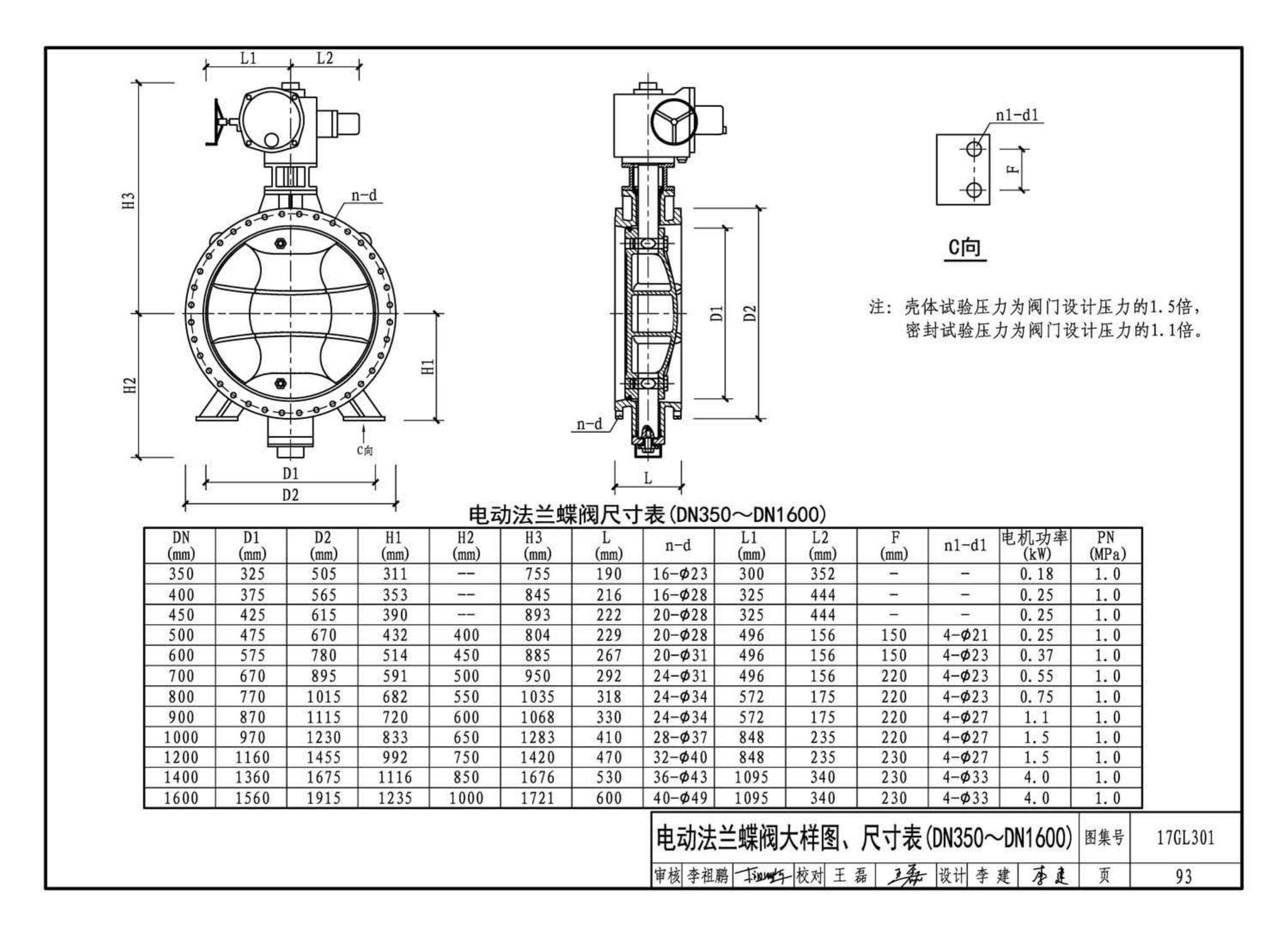 17GL301-17GL302--综合管廊给水管道及排水设施