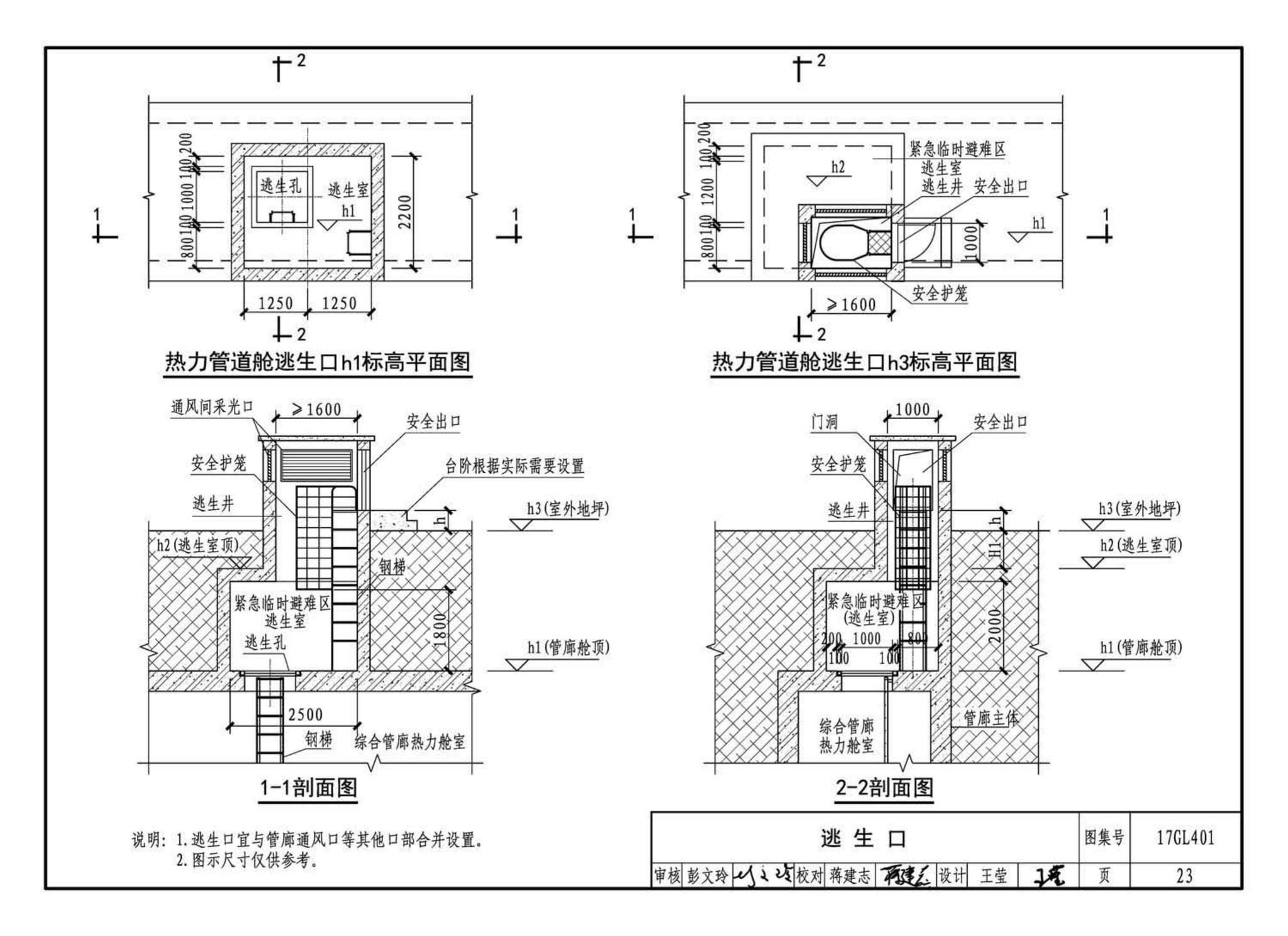 17GL401--综合管廊热力管道敷设与安装