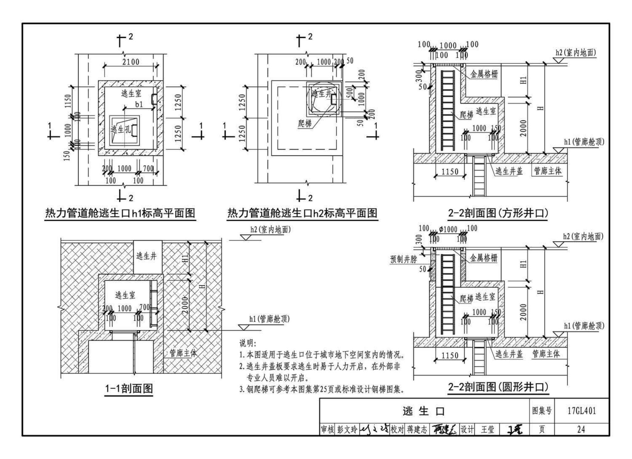 17GL401--综合管廊热力管道敷设与安装