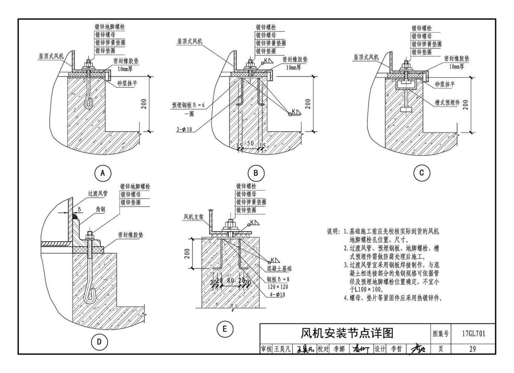 17GL701--综合管廊通风设施设计与施工