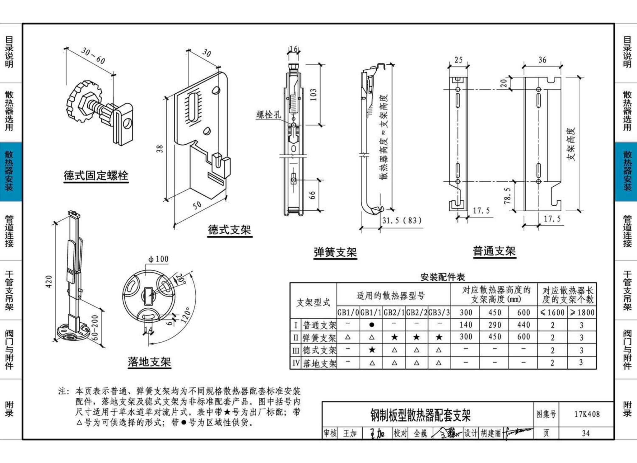 17K408--散热器选用与管道安装