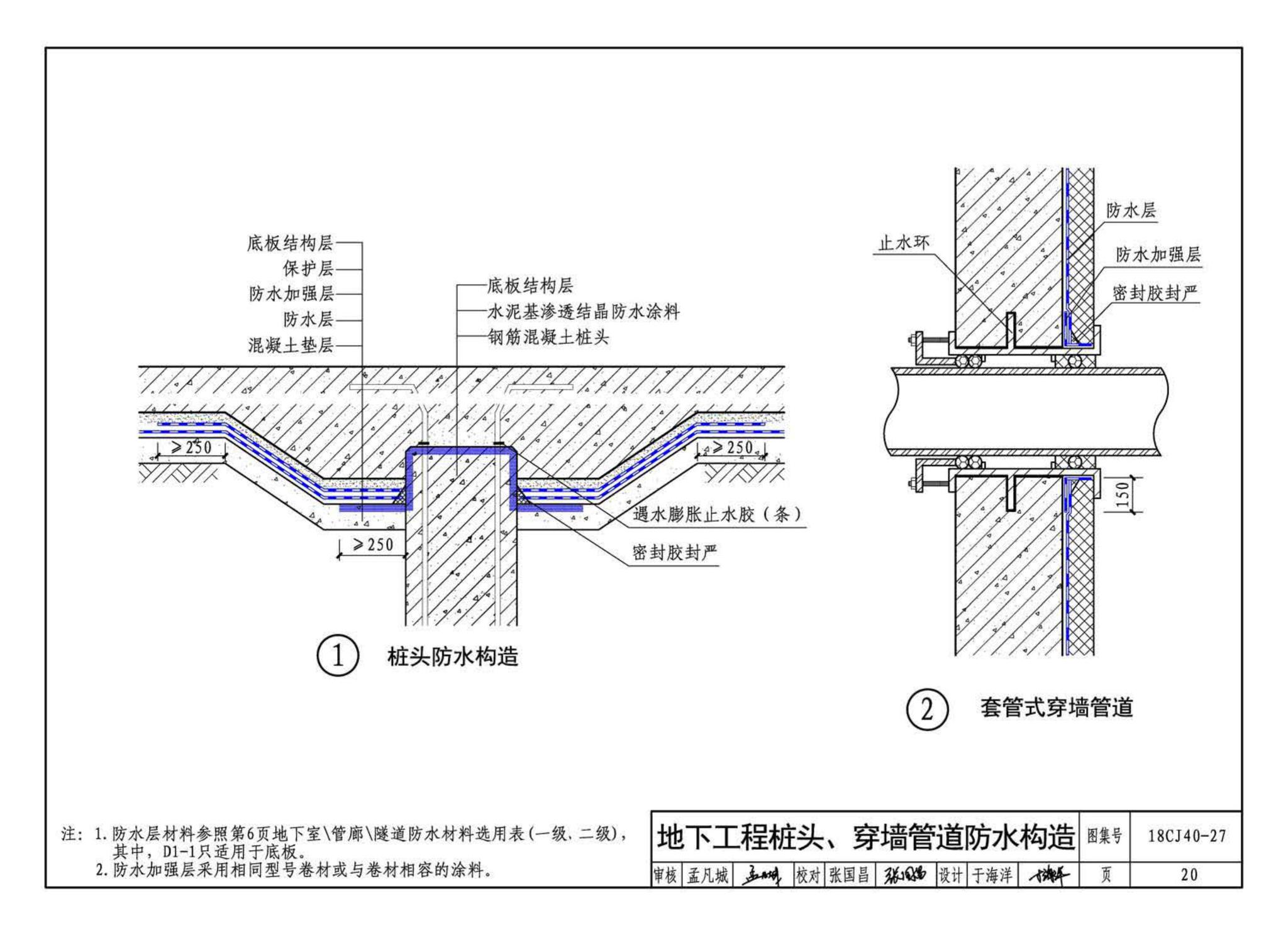 18CJ40-27--建筑防水系统构造 (二十七)