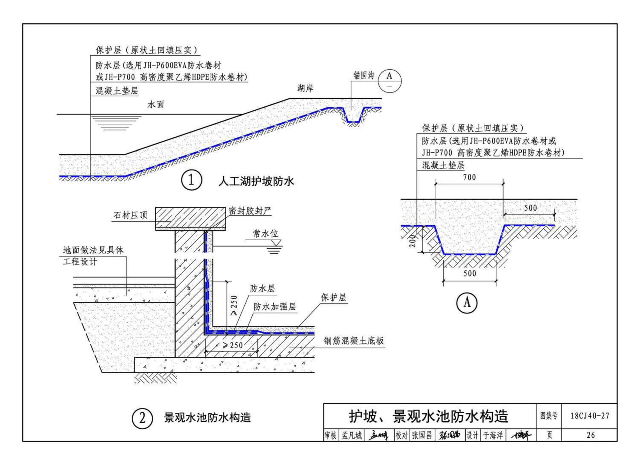 18CJ40-27--建筑防水系统构造 (二十七)