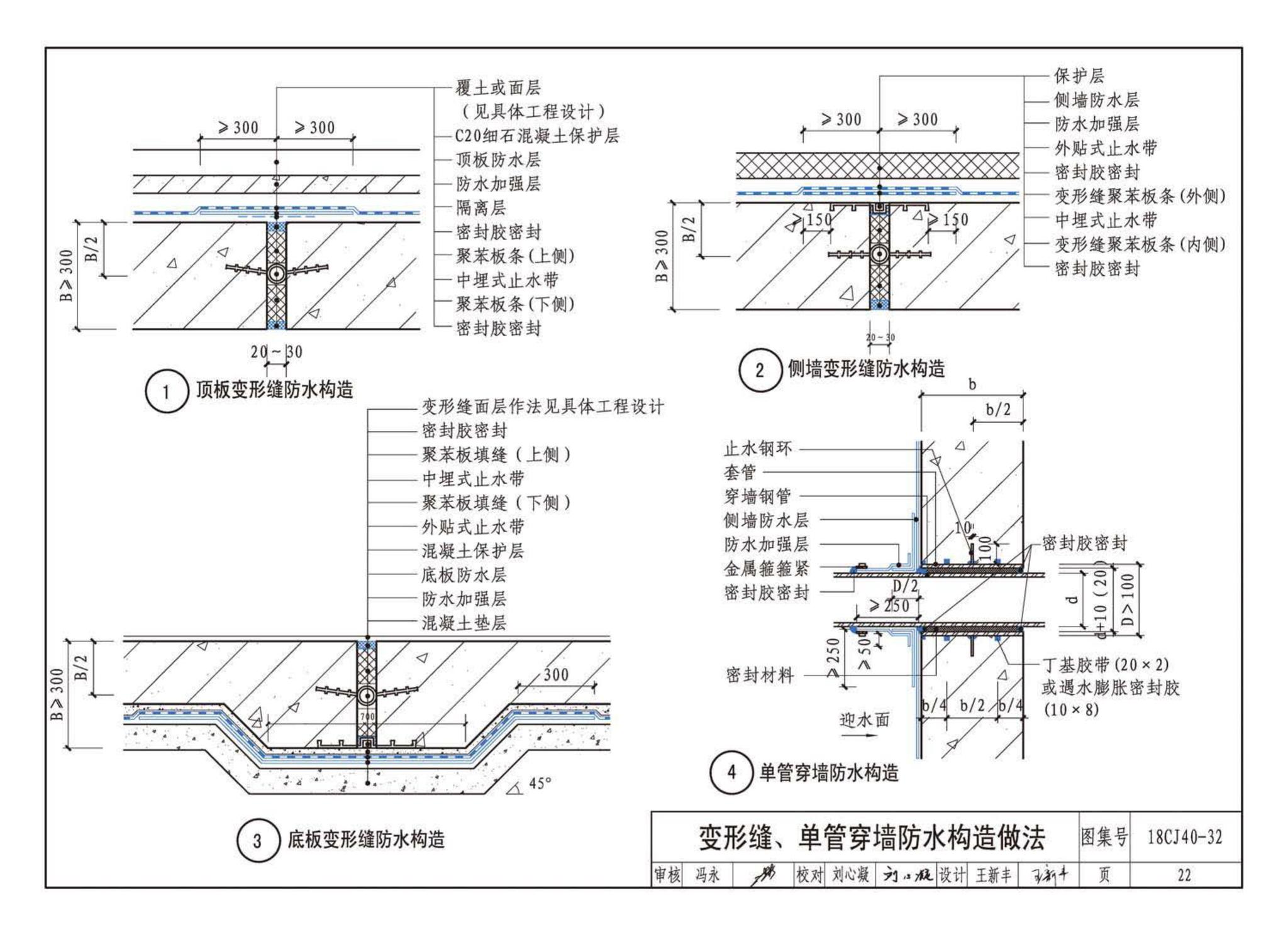 18CJ40-32--建筑防水系统构造(三十二)