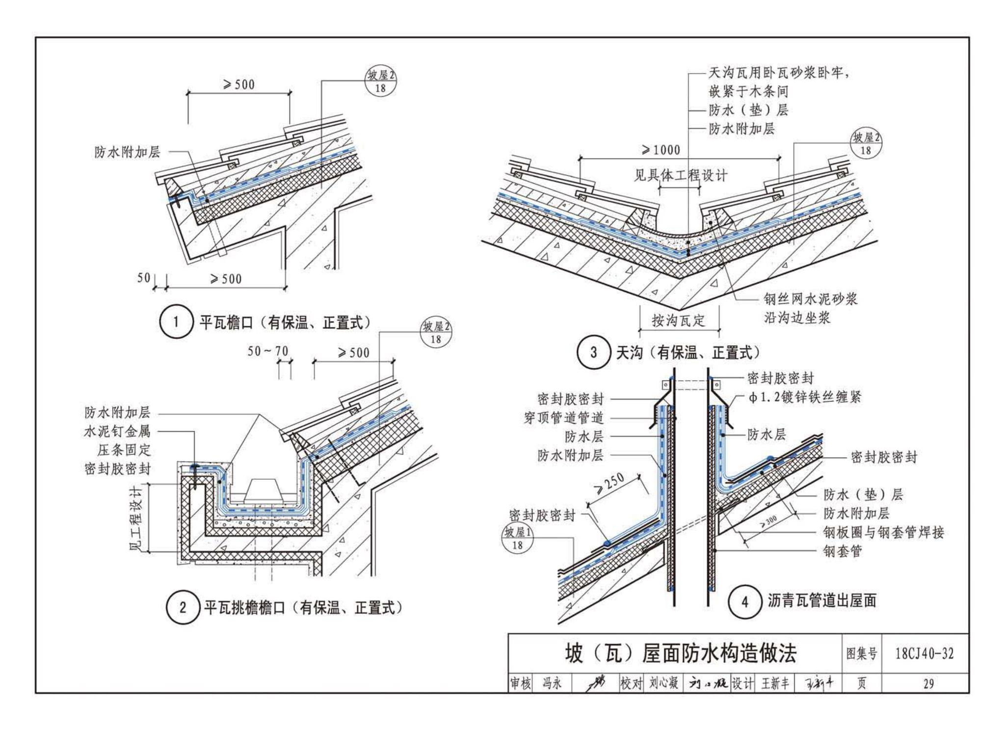 18CJ40-32--建筑防水系统构造(三十二)